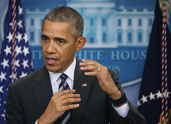 President Barack Obama discusses the latest unemployment rate within the U.S. economy in the Brady Press Briefing Room at the White House in Washington, D.C., Feb. 5, 2016.