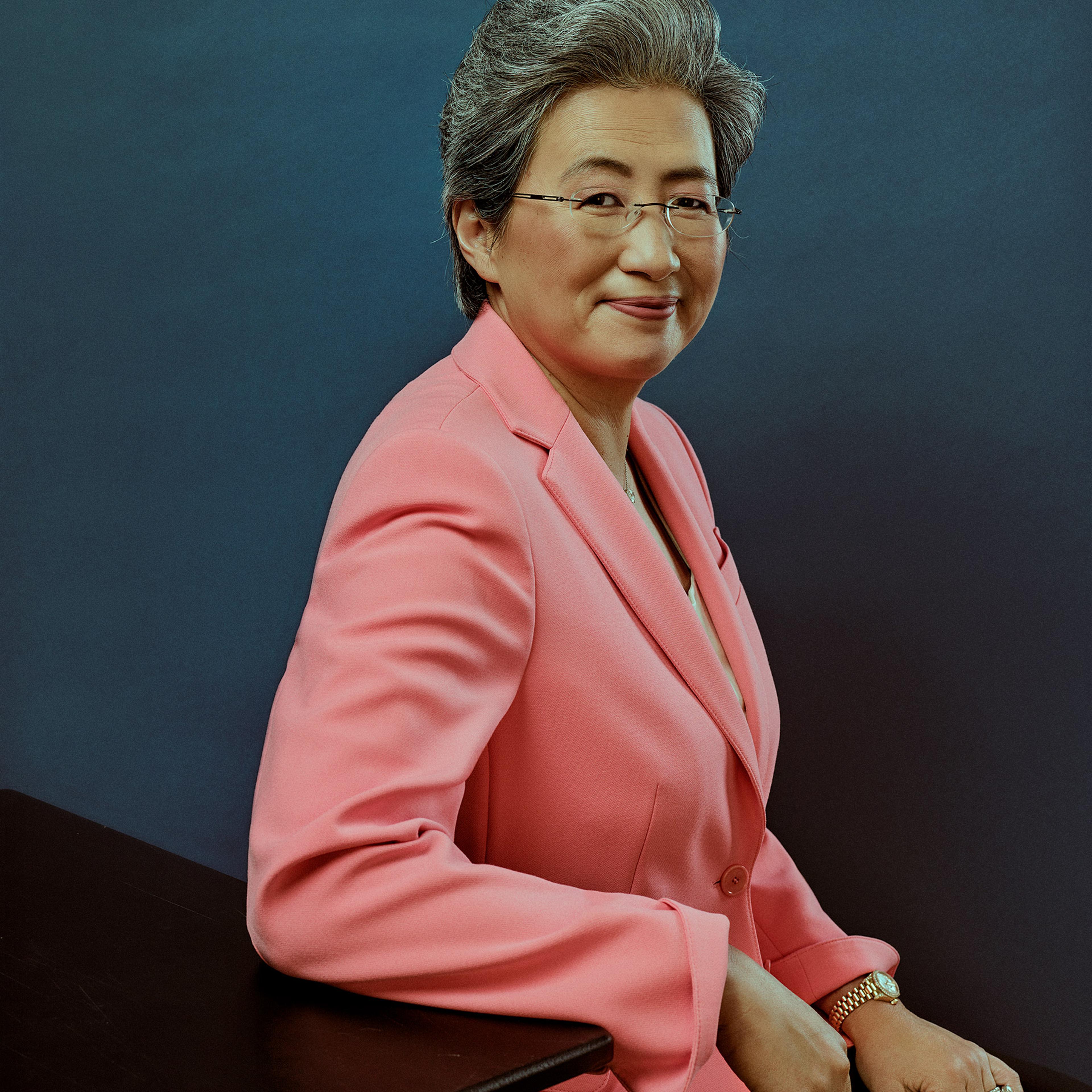 Su photographed
at the AMD office in Austin on Nov. 14