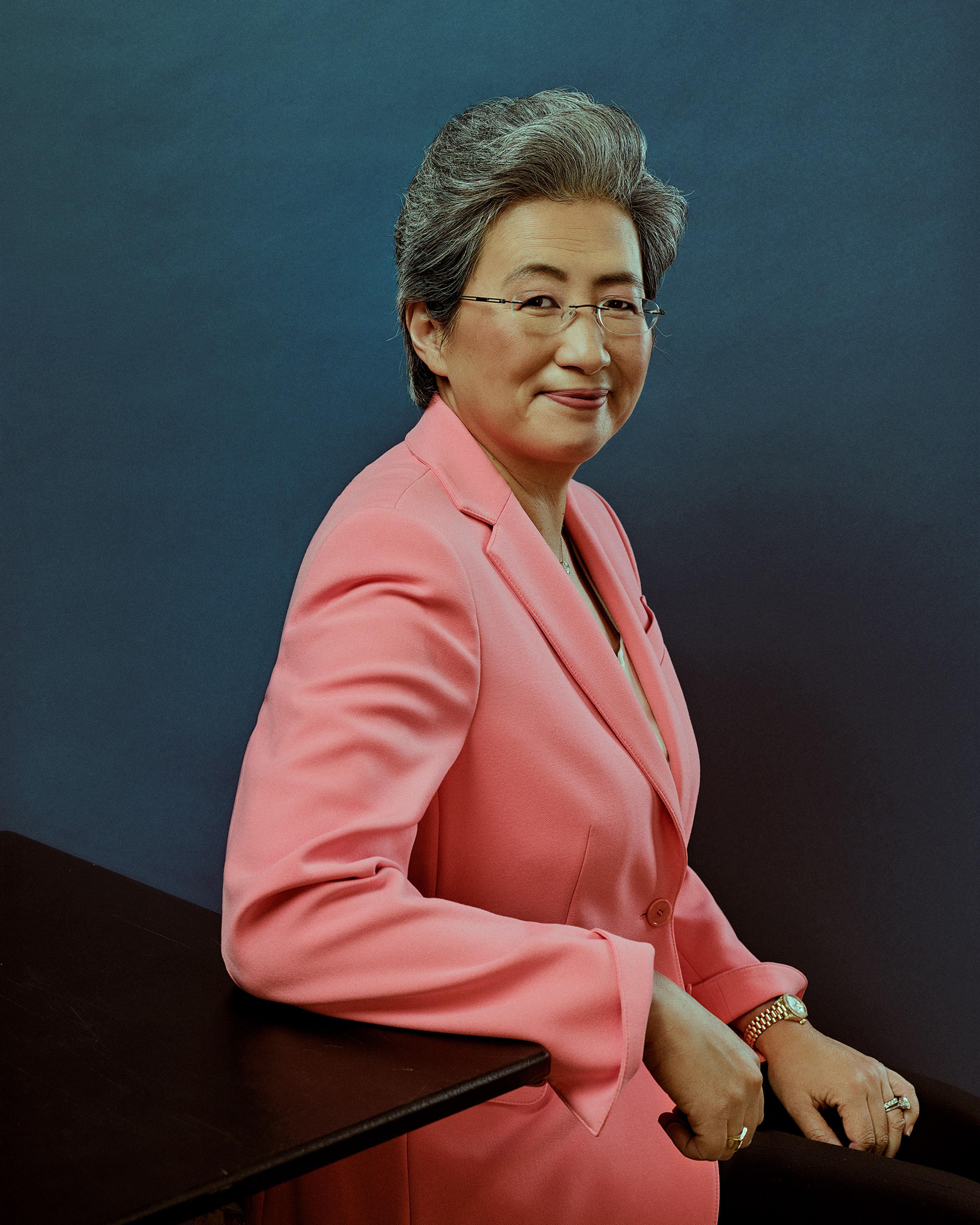 Su photographed at the AMD office in Austin on Nov. 14