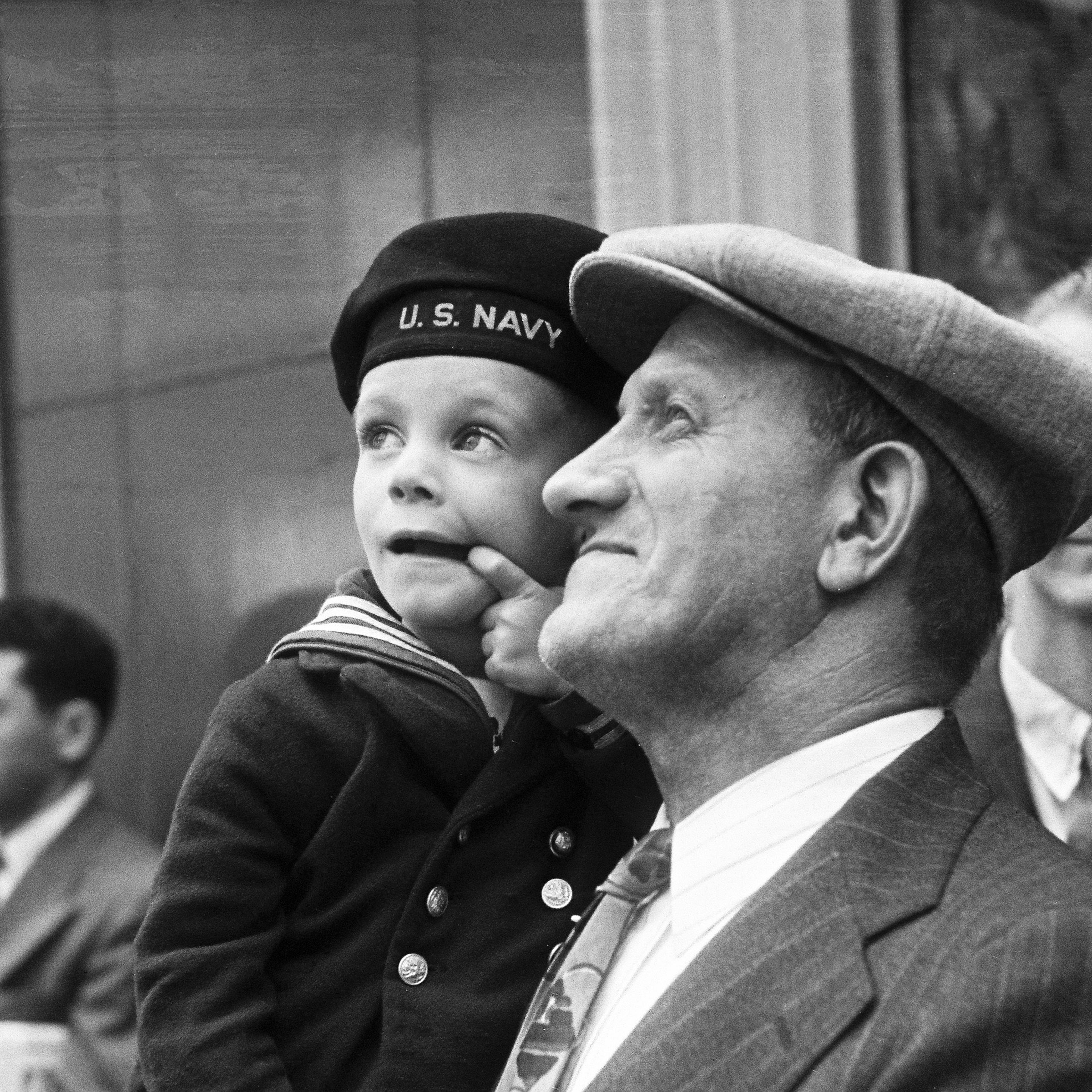 Scenes from D-Day in New York City, June 6 1944.
