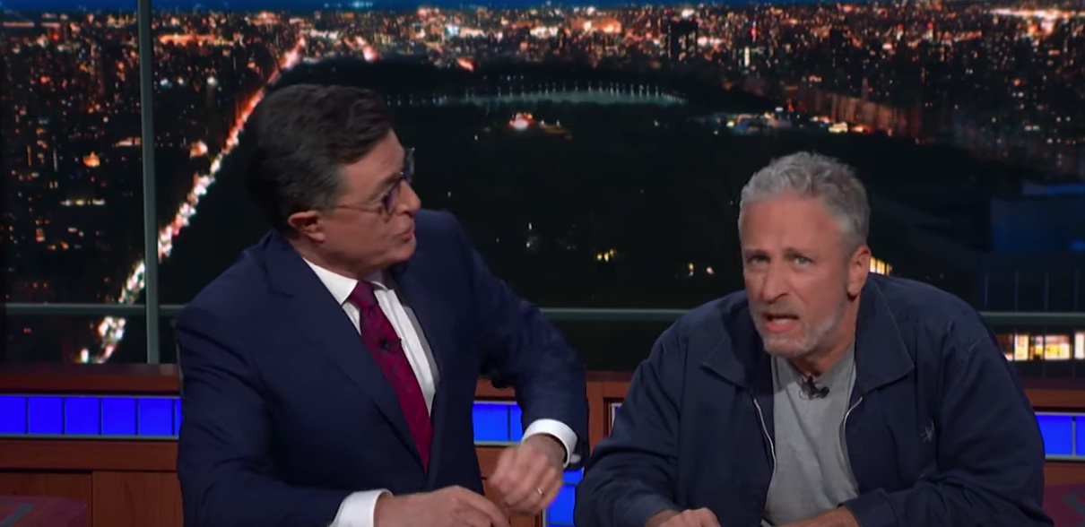 Jon Stewart on Colbert