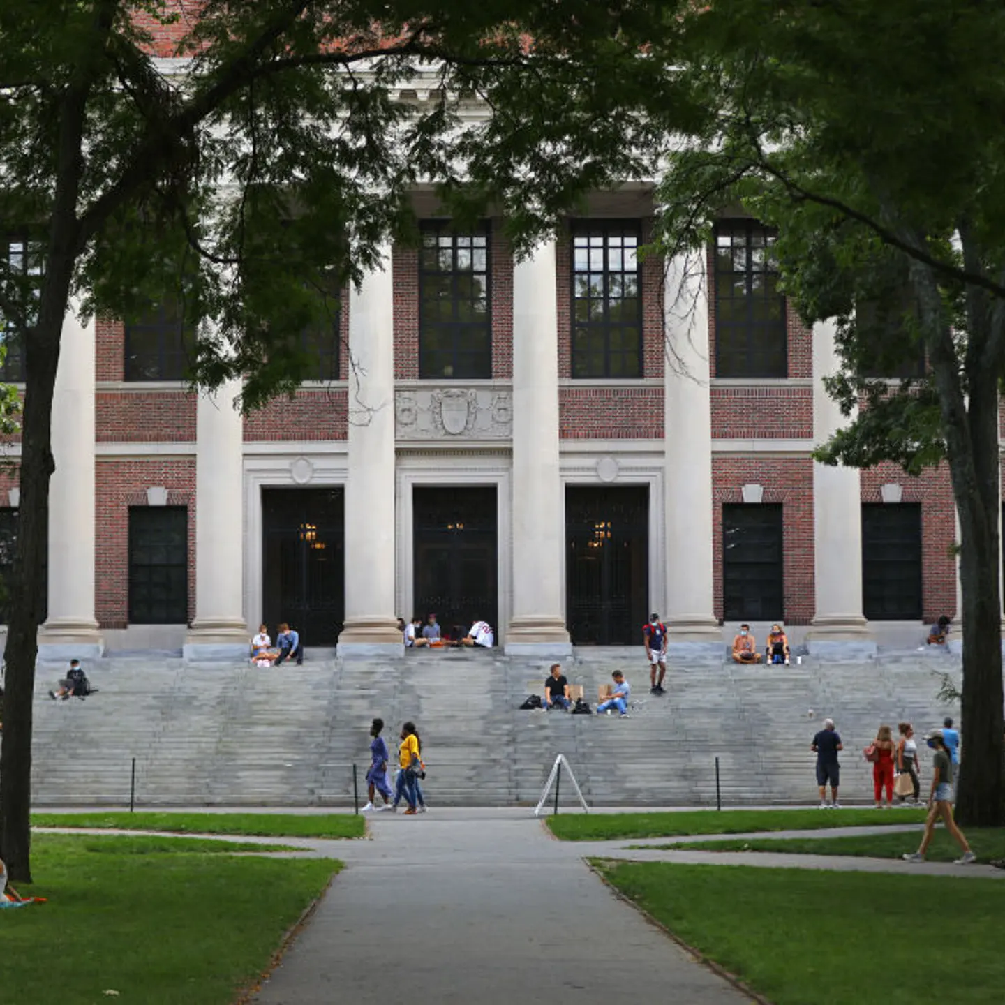 Harvard Yard Gates Locked