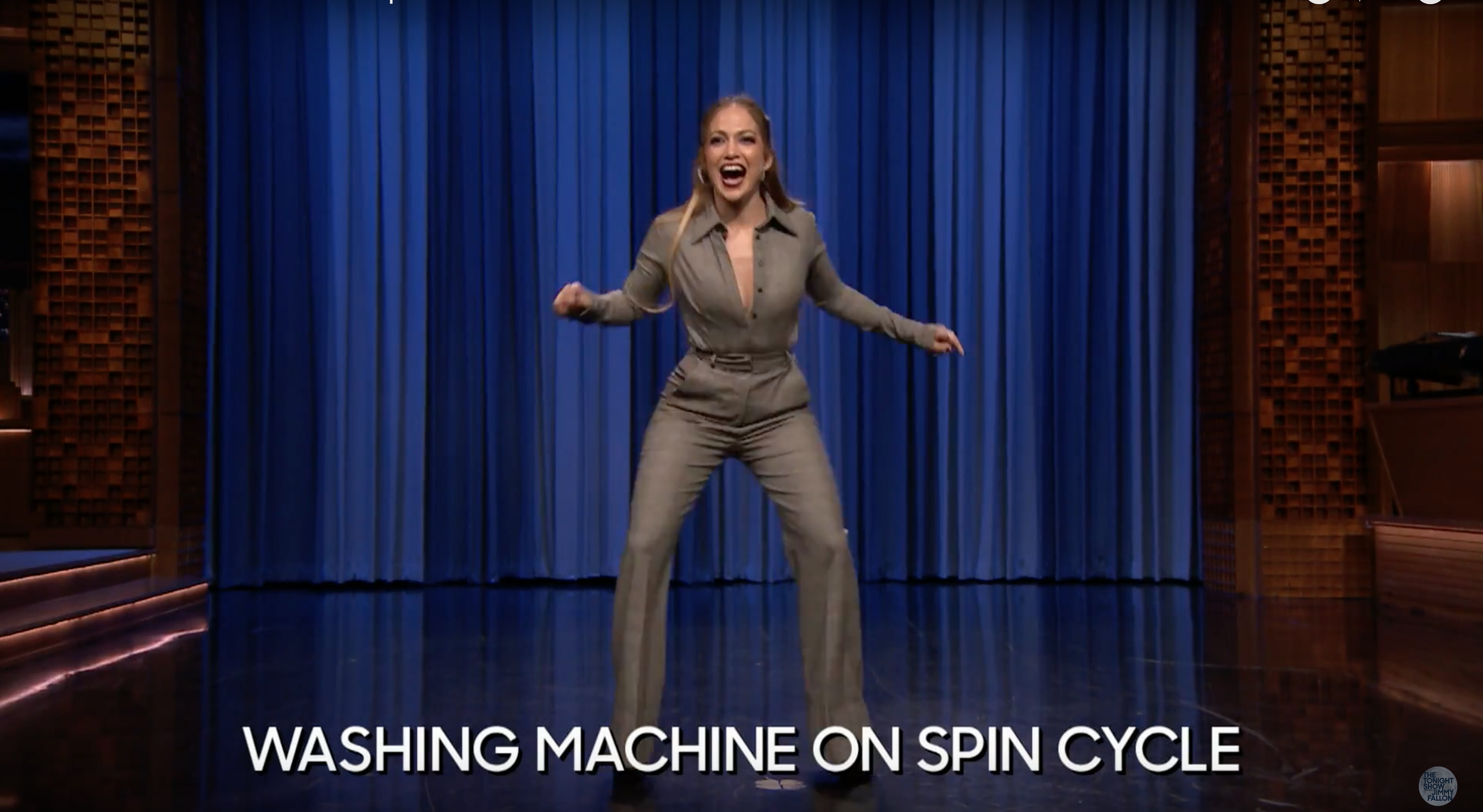 Jennifer Lopez on Tonight Show with Jimmy Fallon