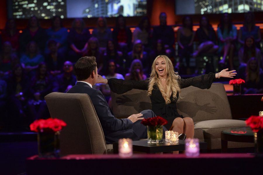 Former contestant Corinne on 'The Bachelor' on March 7, 2017. 