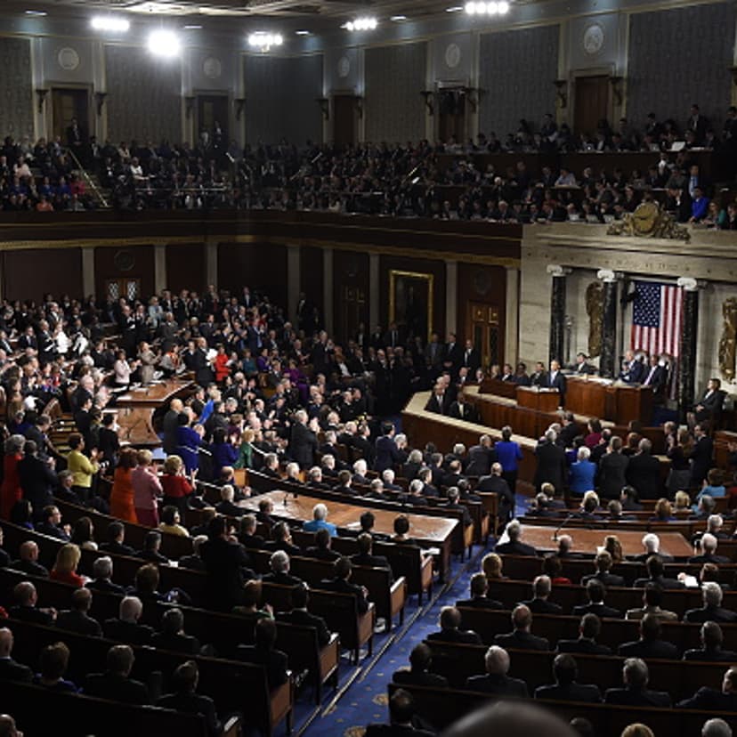 President Barack Obama delivers his State of the Union address before a joint session of Congress on Tuesday, January 20, 2015 in Washington, D.C.
