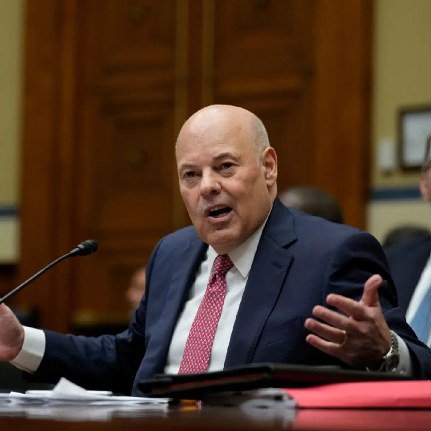 Postmaster General Louis DeJoy Testifies During House Hearing Examining The Delivering For America Plan