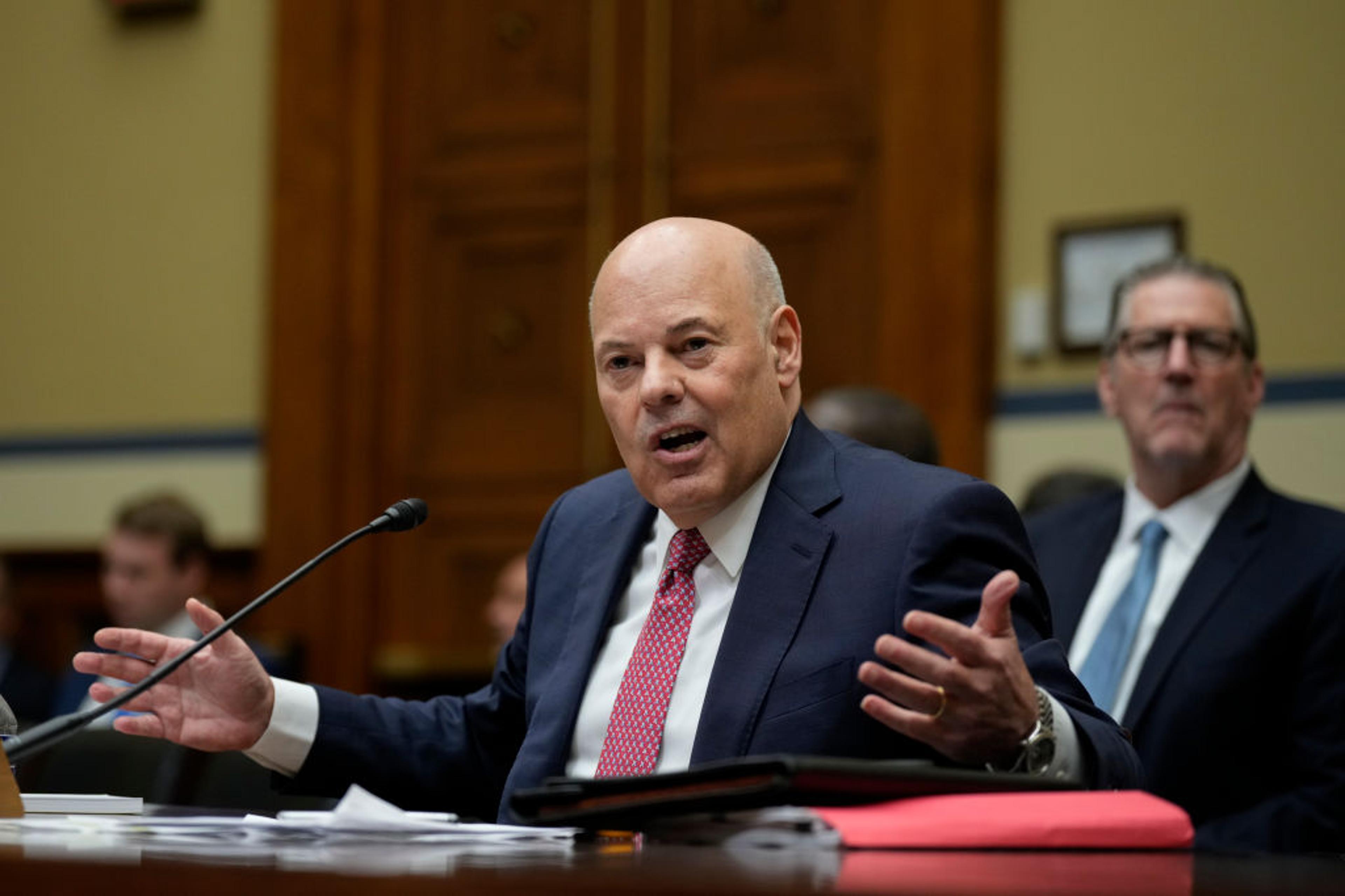 Postmaster General Louis DeJoy Testifies During House Hearing Examining The Delivering For America Plan