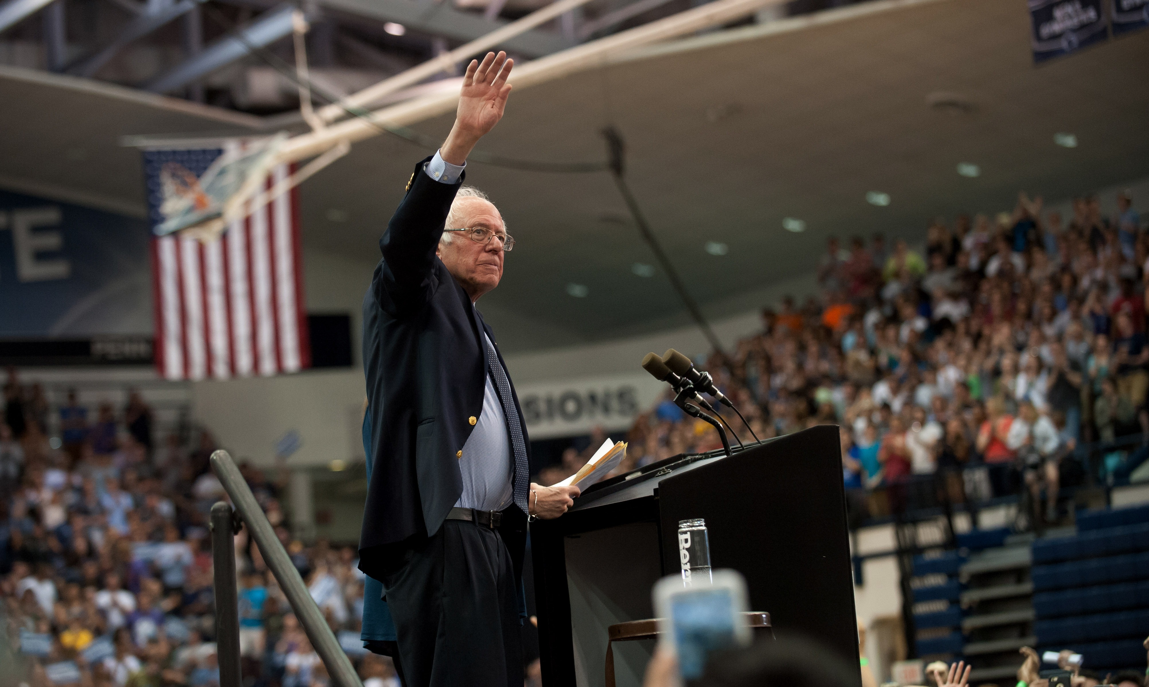 Bernie Sanders Holds Campaign Rally At Penn State