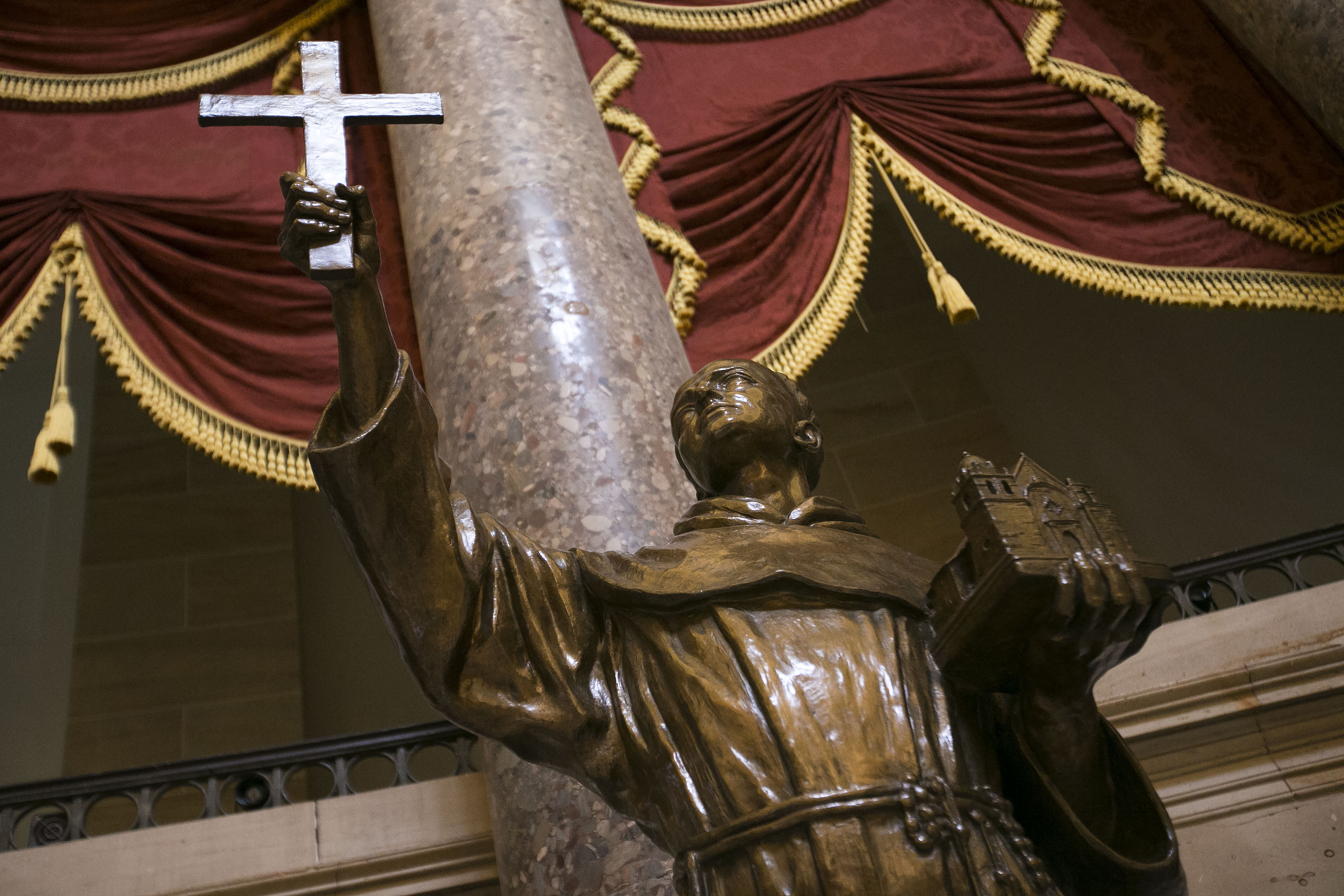 The statue of Junípero Serra