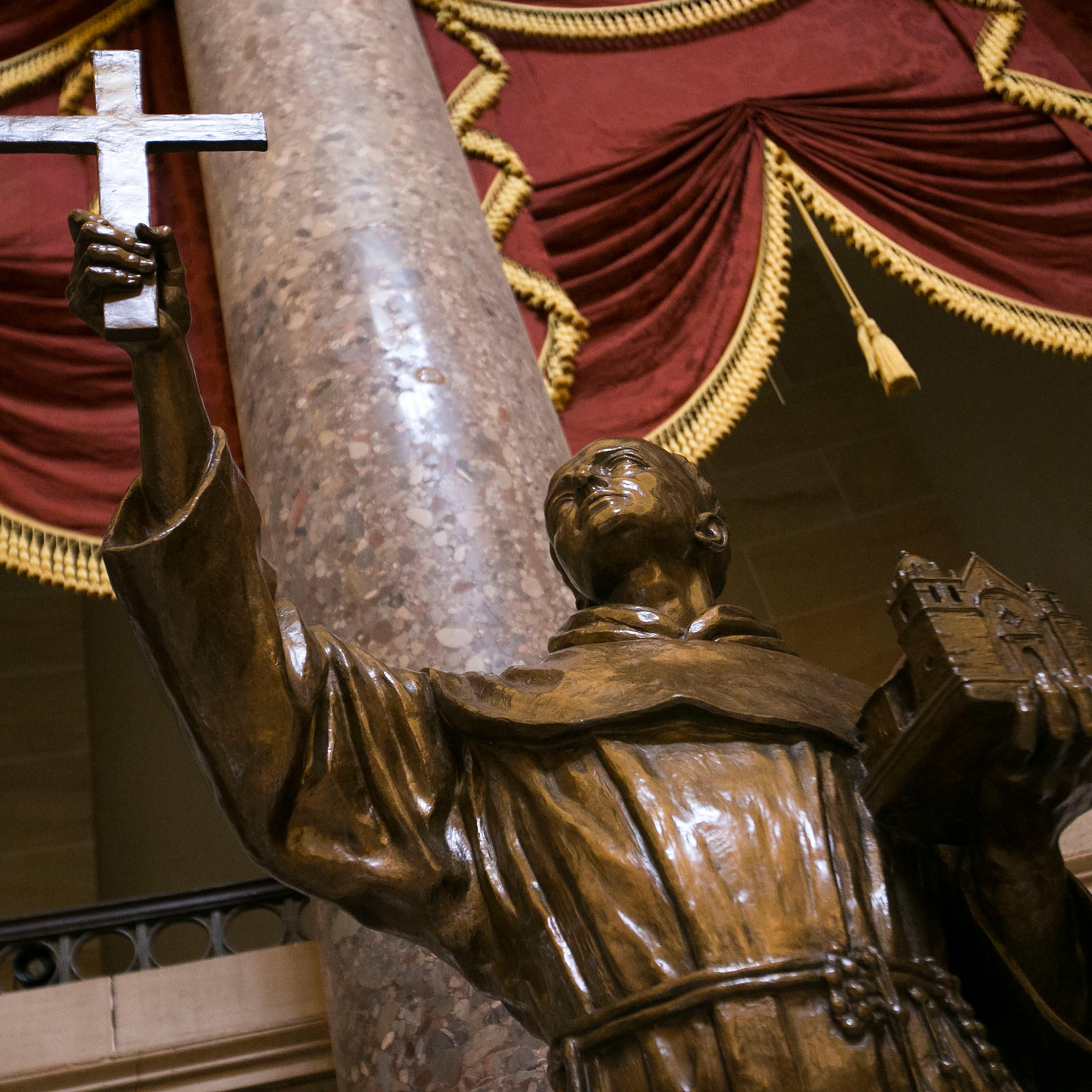 The statue of Junípero Serra