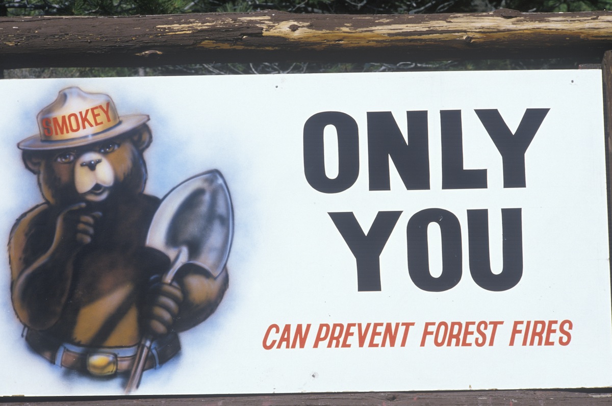 Smokey Bear Sign