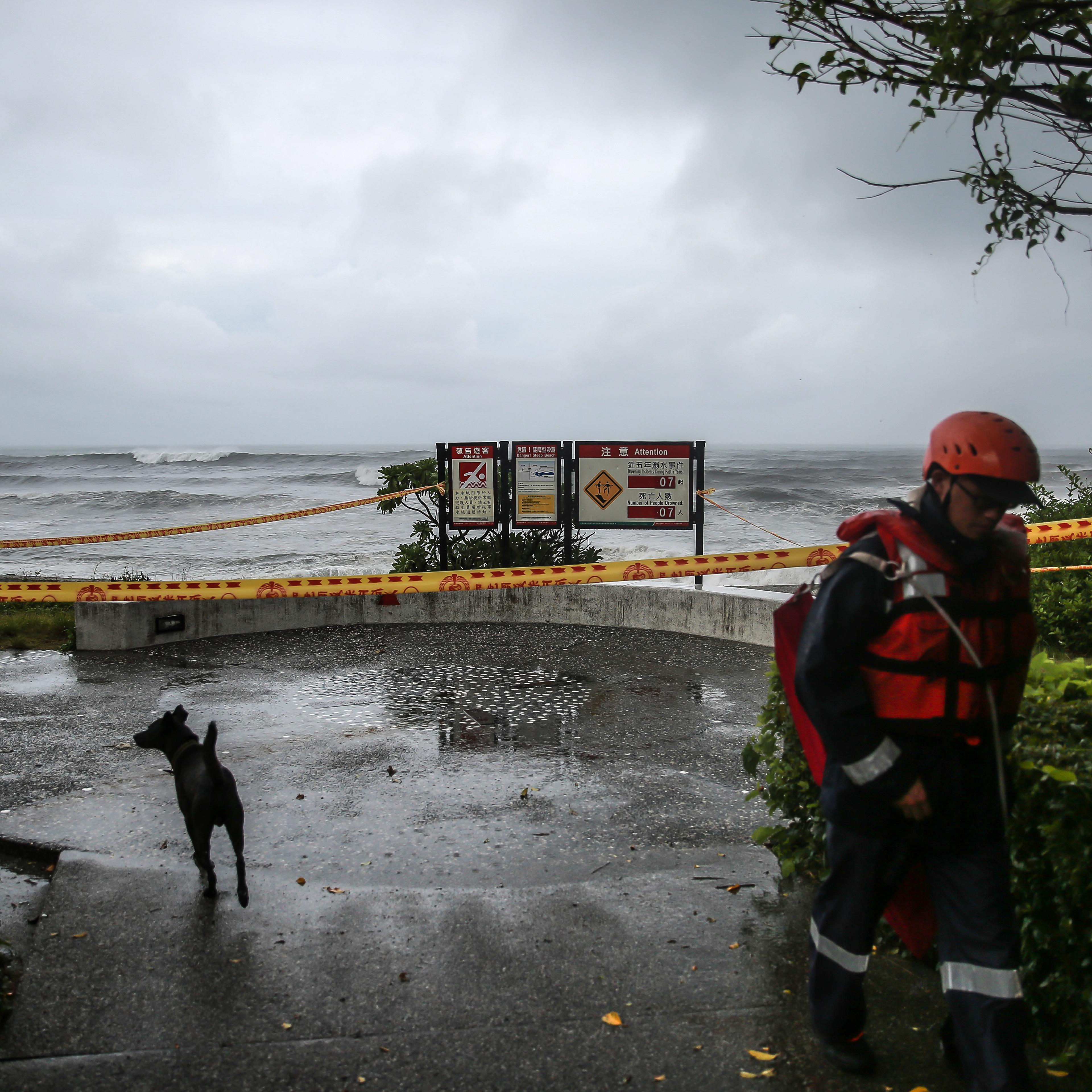 Super Typhoon Nepartak Hits Taiwan