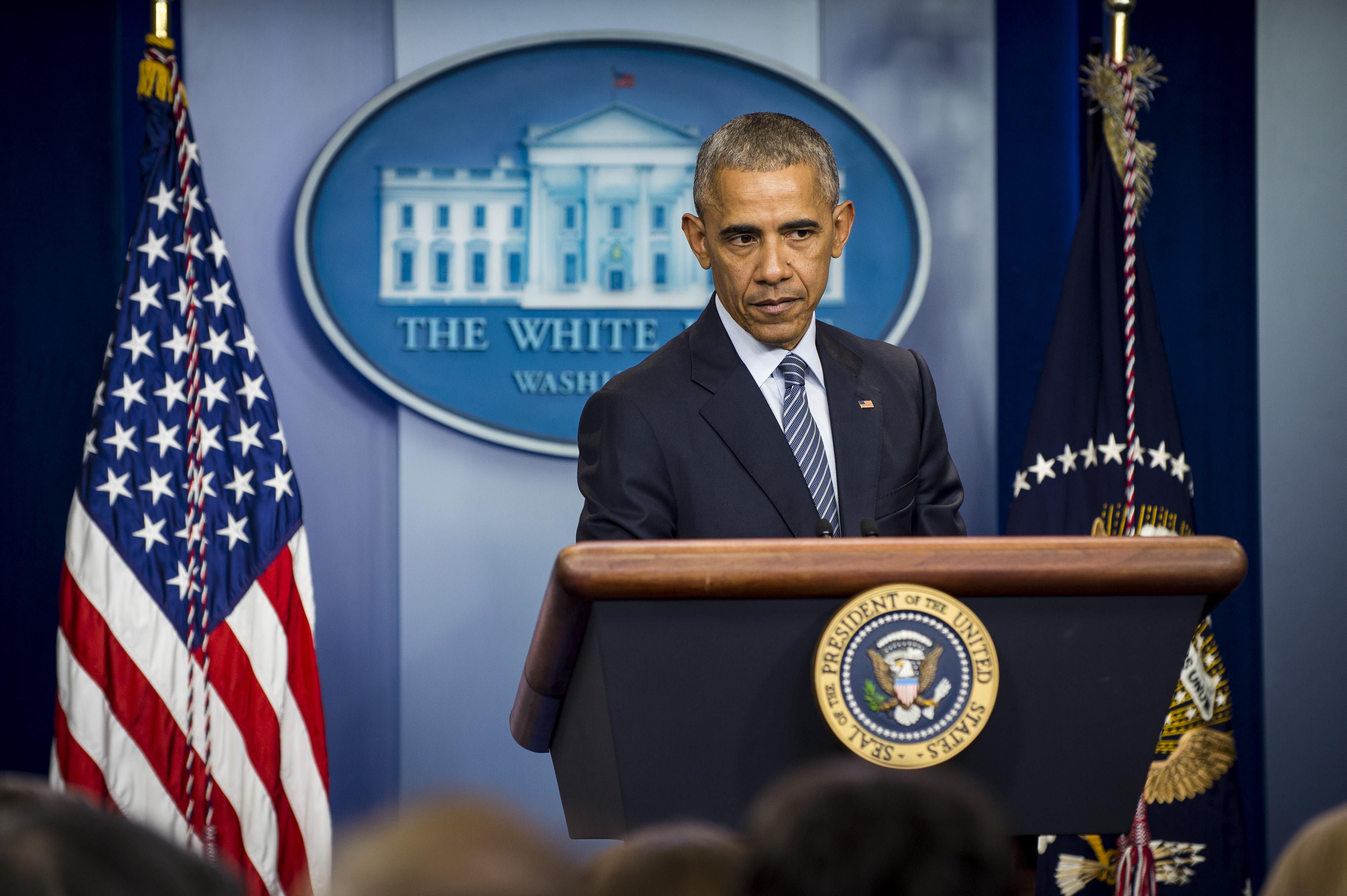 President Barack Obama Holds News Conference Before Departing For Greece