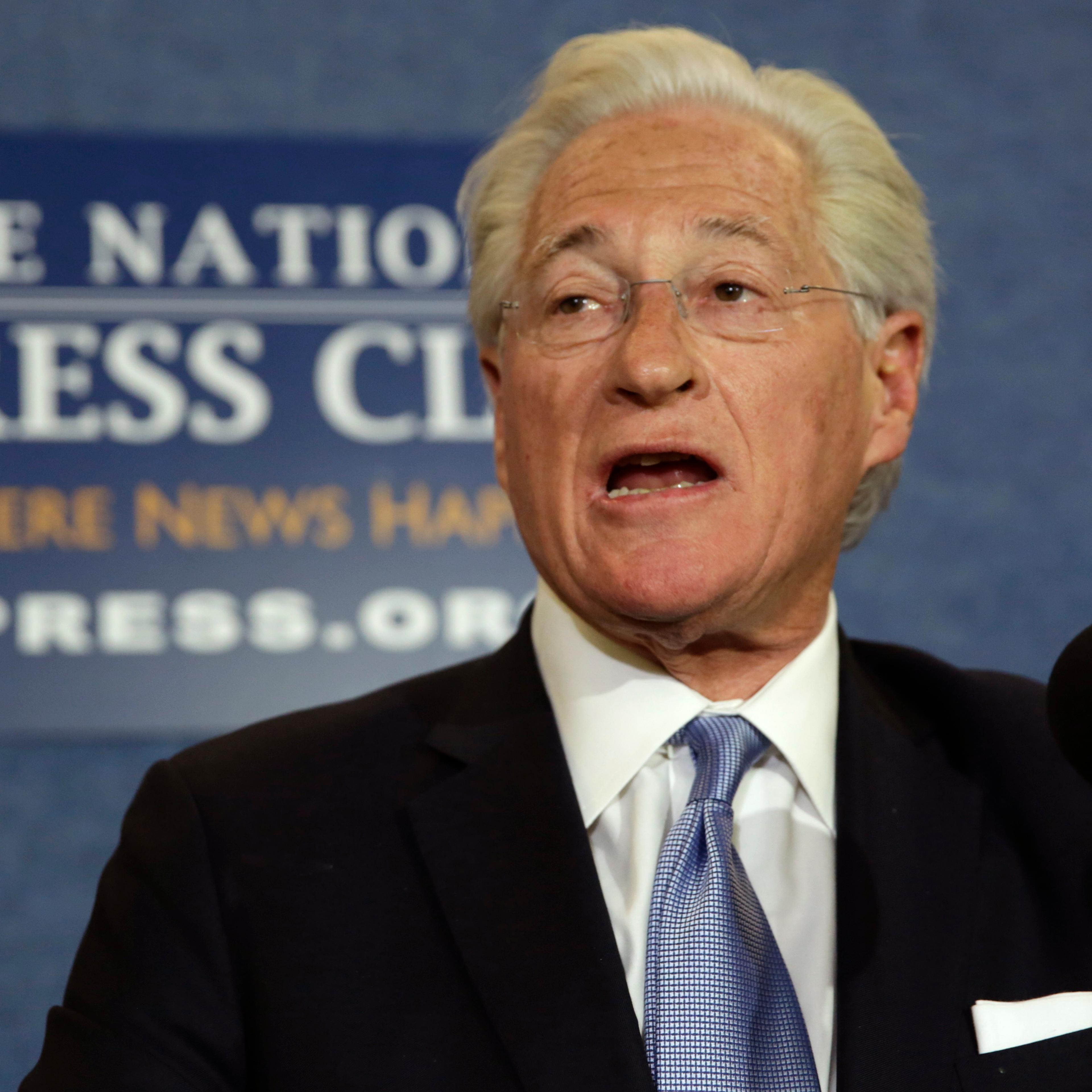 U.S. President Trump's lawyer Kasowitz delivers a statement in Washington