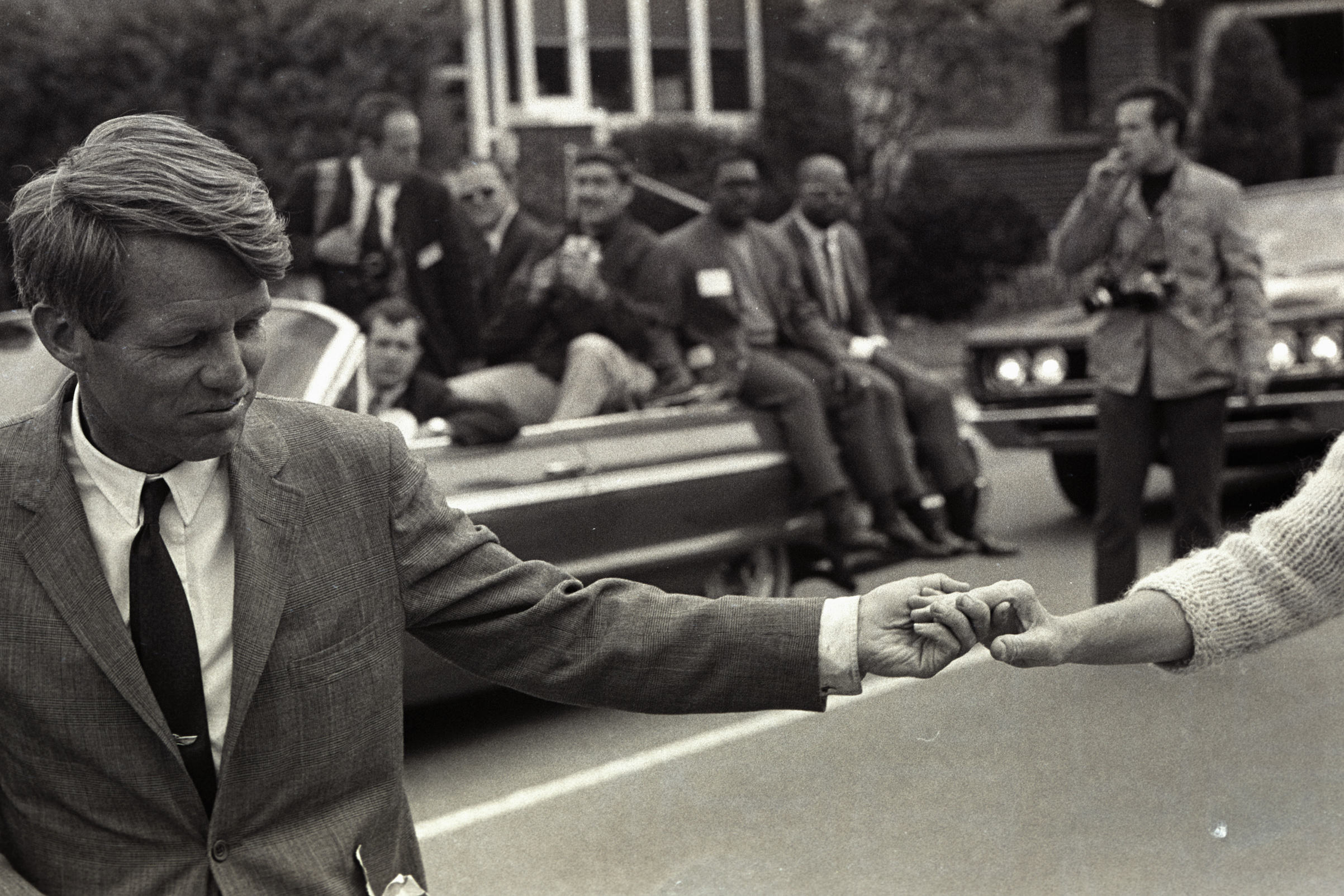 Kennedy Campaigns In Indiana