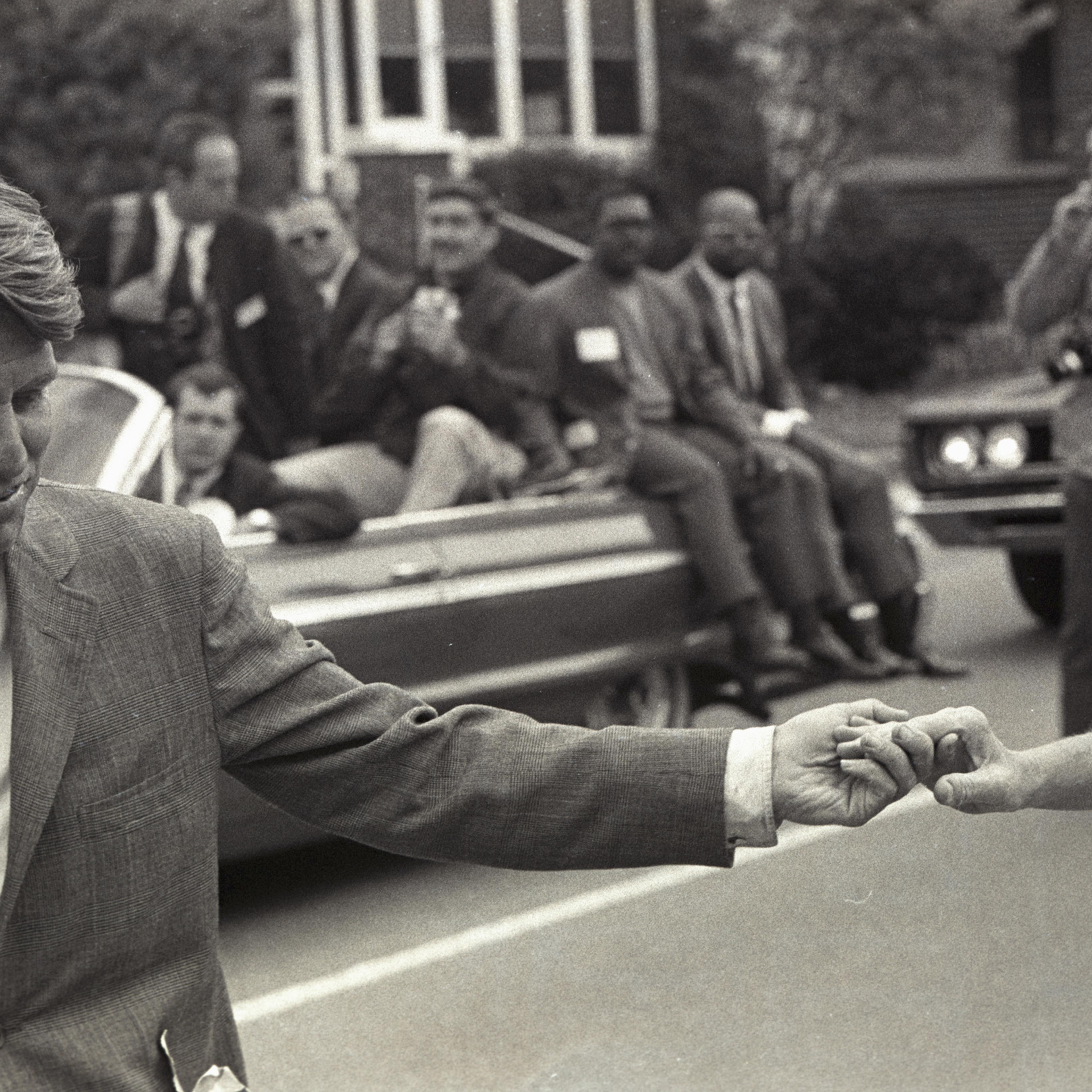 Kennedy Campaigns In Indiana