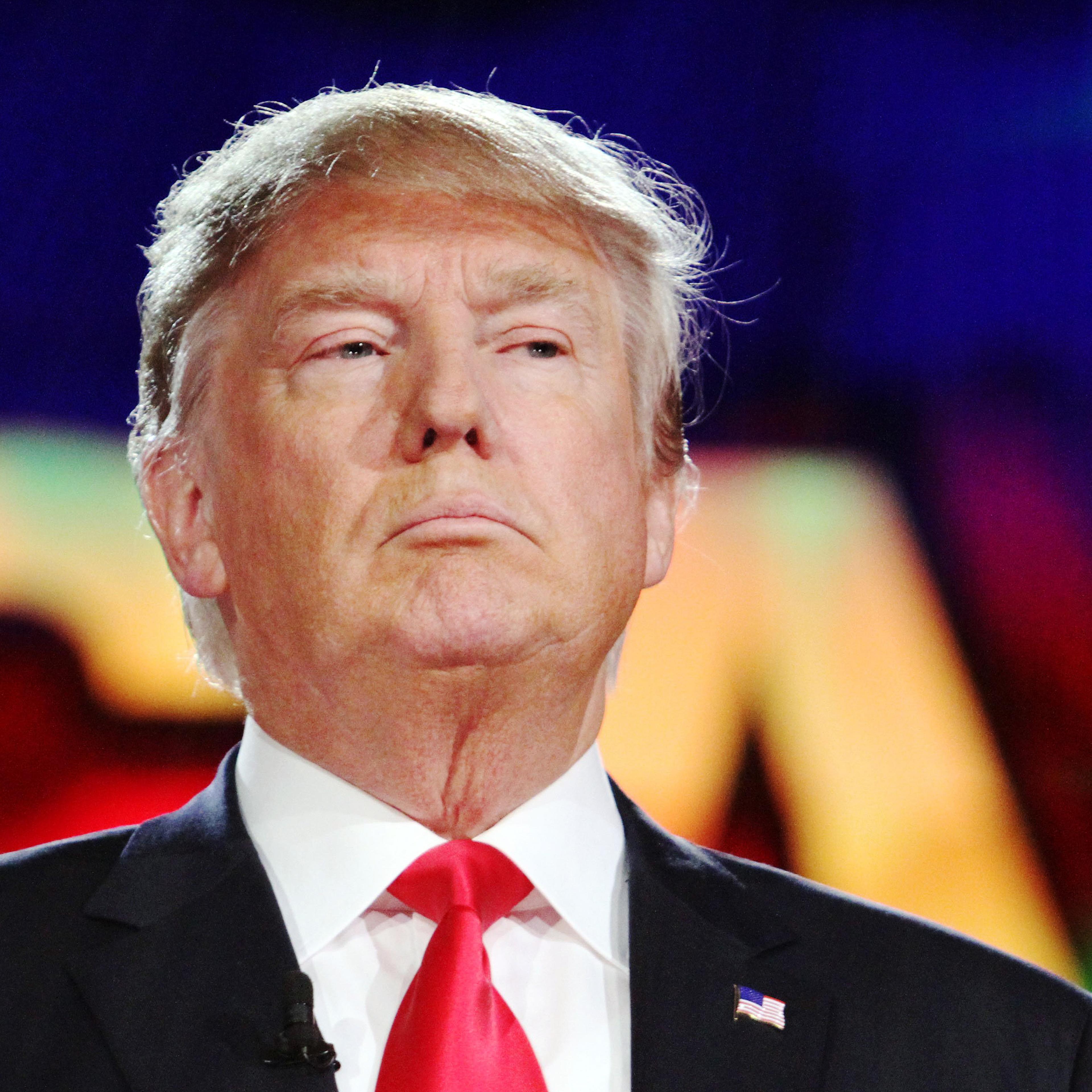 Donald Trump at the Republican presidential debate in Las Vegas on Dec. 15, 2015.
