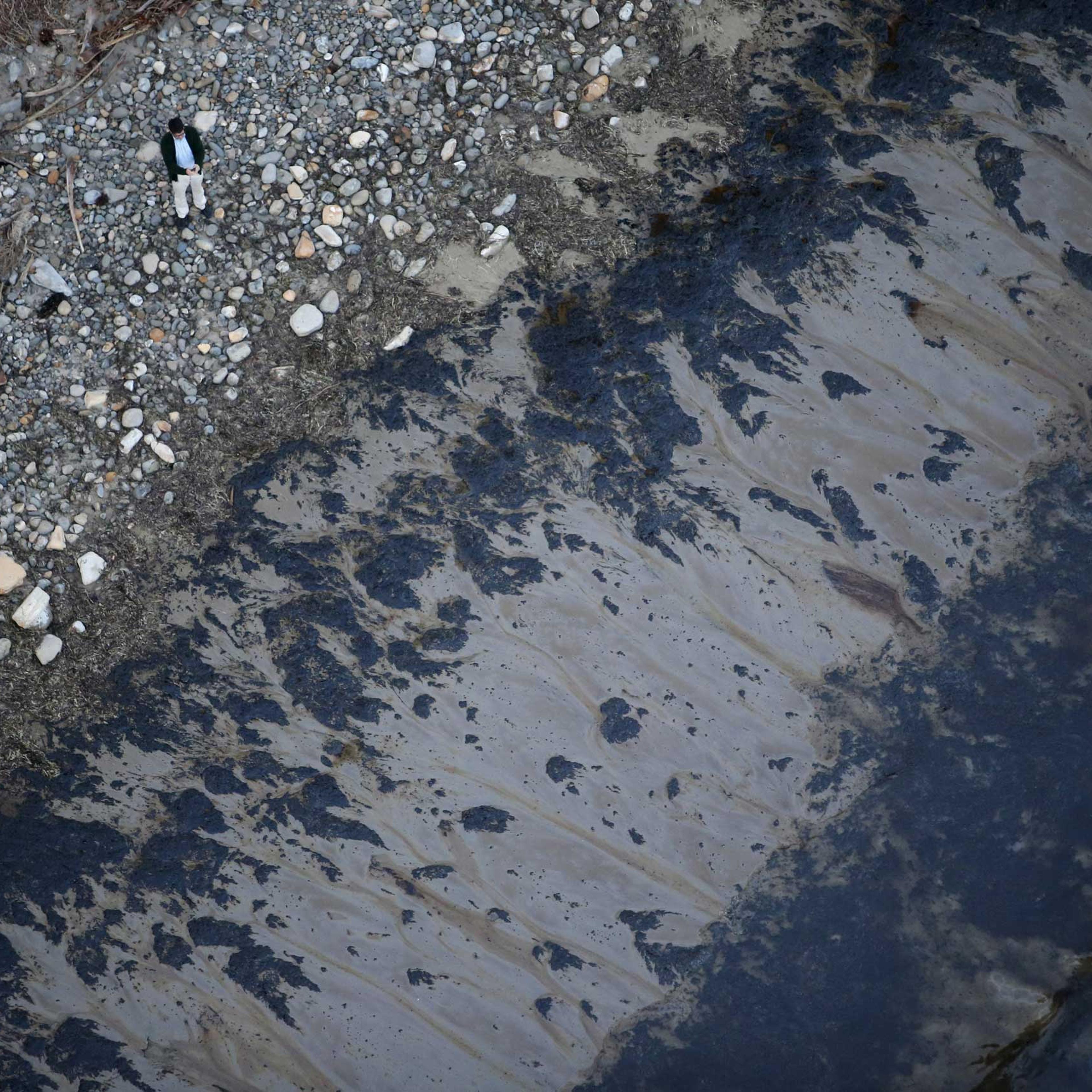 California Oil Spill Refugio State Beach Goleta