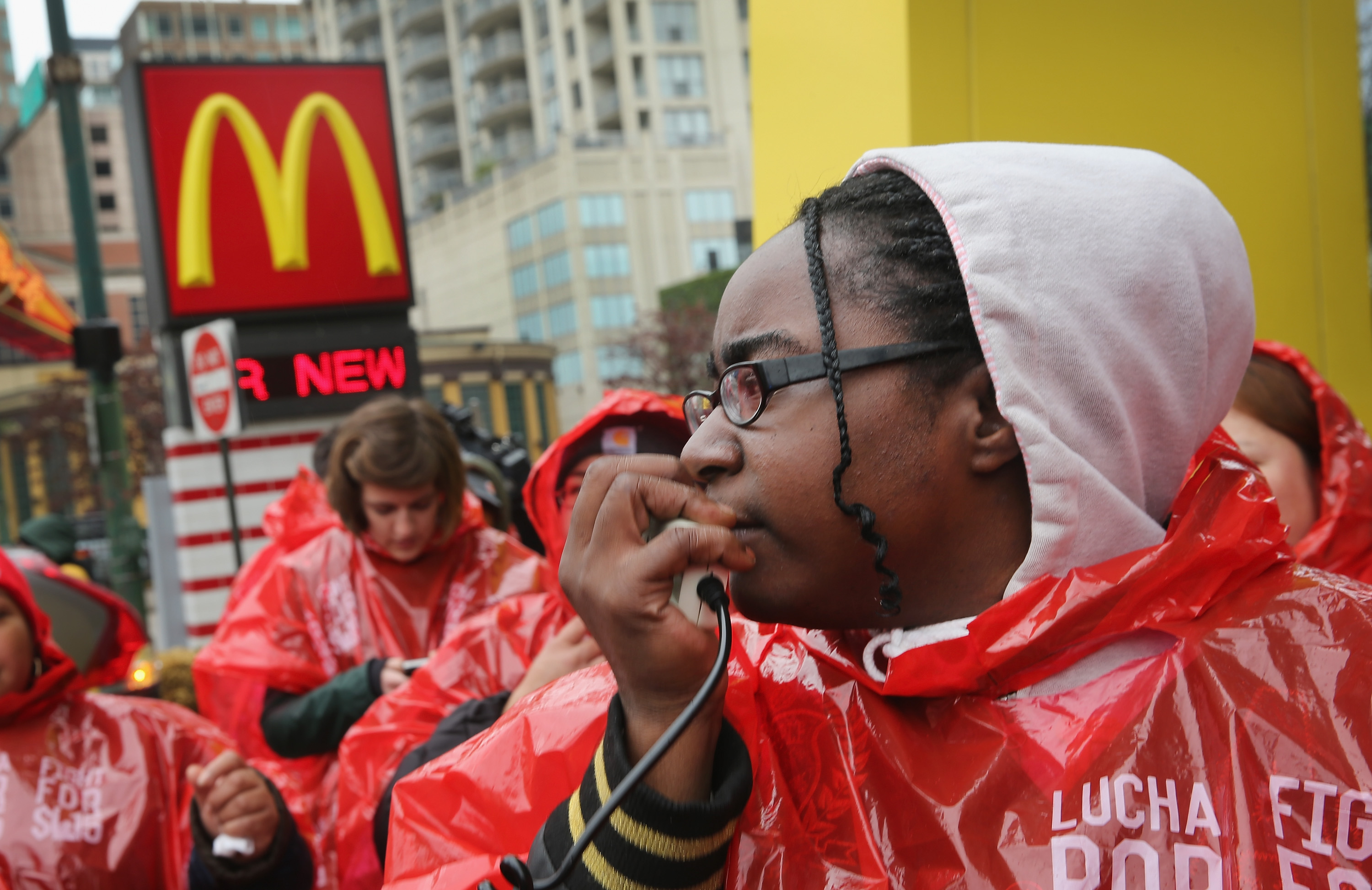 Fast Food Workers Across U.S. Rally For Increased Wages, Unionization