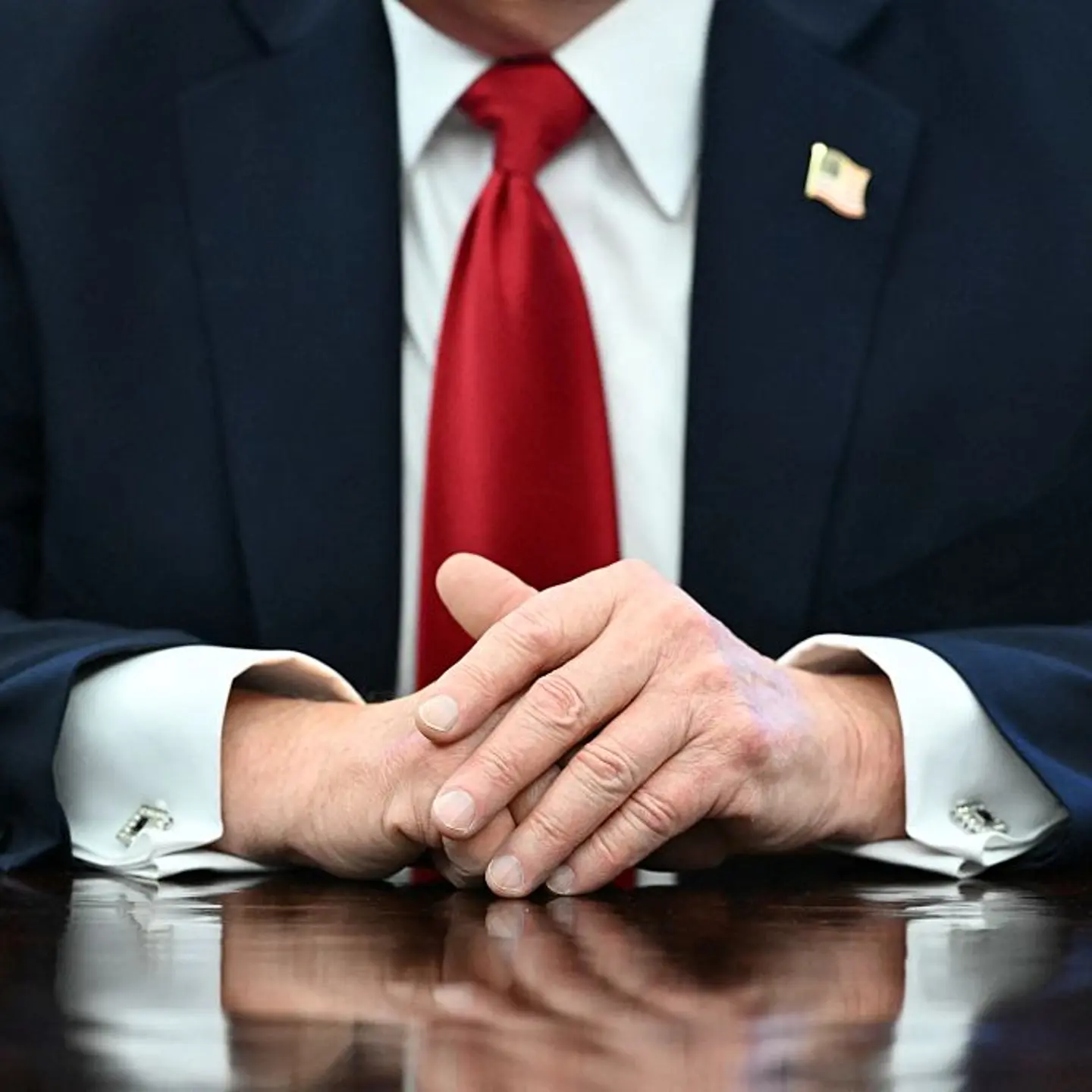 President Donald Trump's Hands