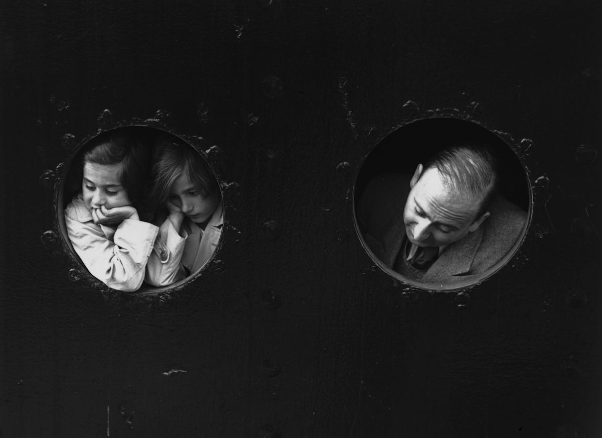 Refugees At Portholes