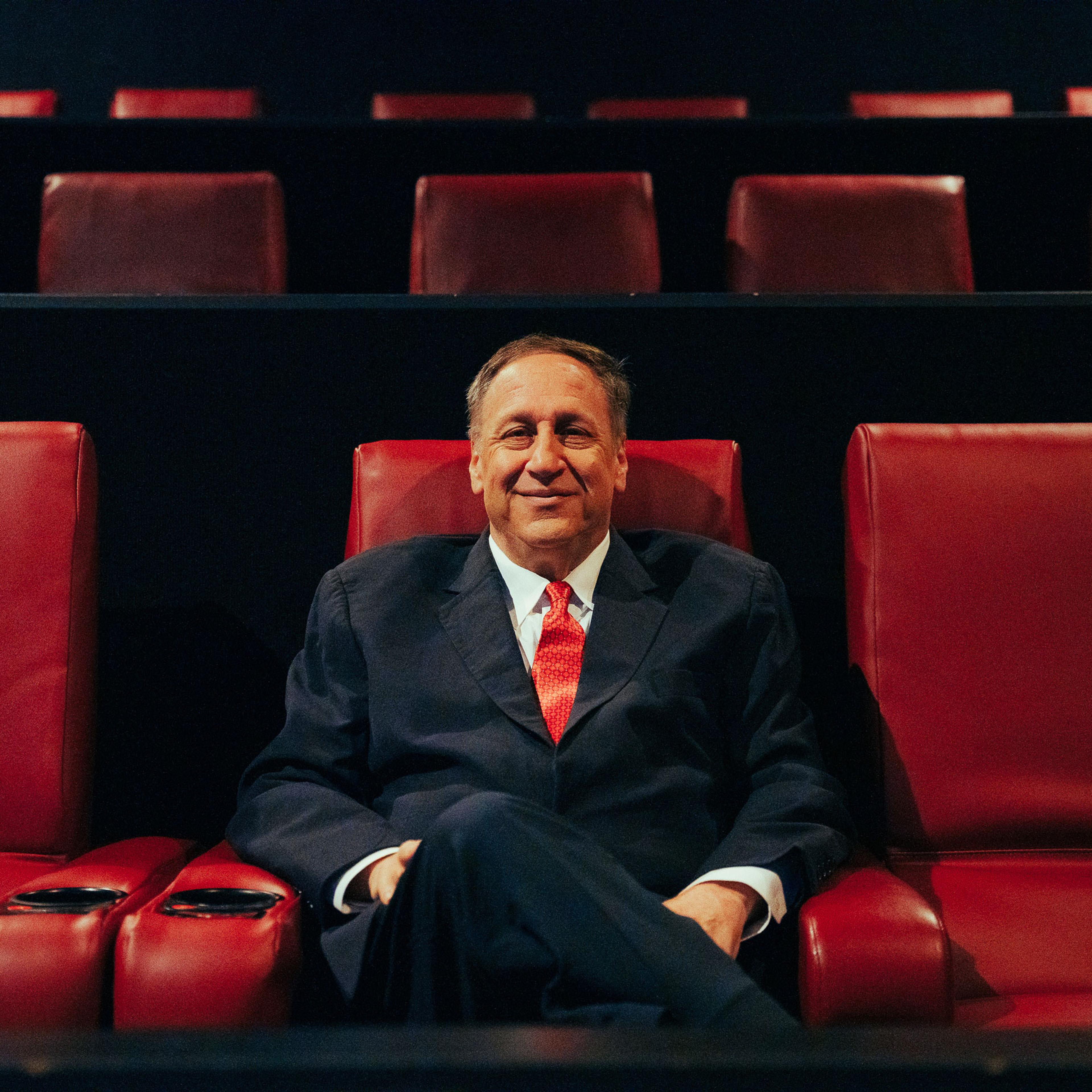 Adam Aron, the chief executive of AMC Entertainment, at one of the company's theaters in Leawood, Kansas, on Sept. 25, 2020.