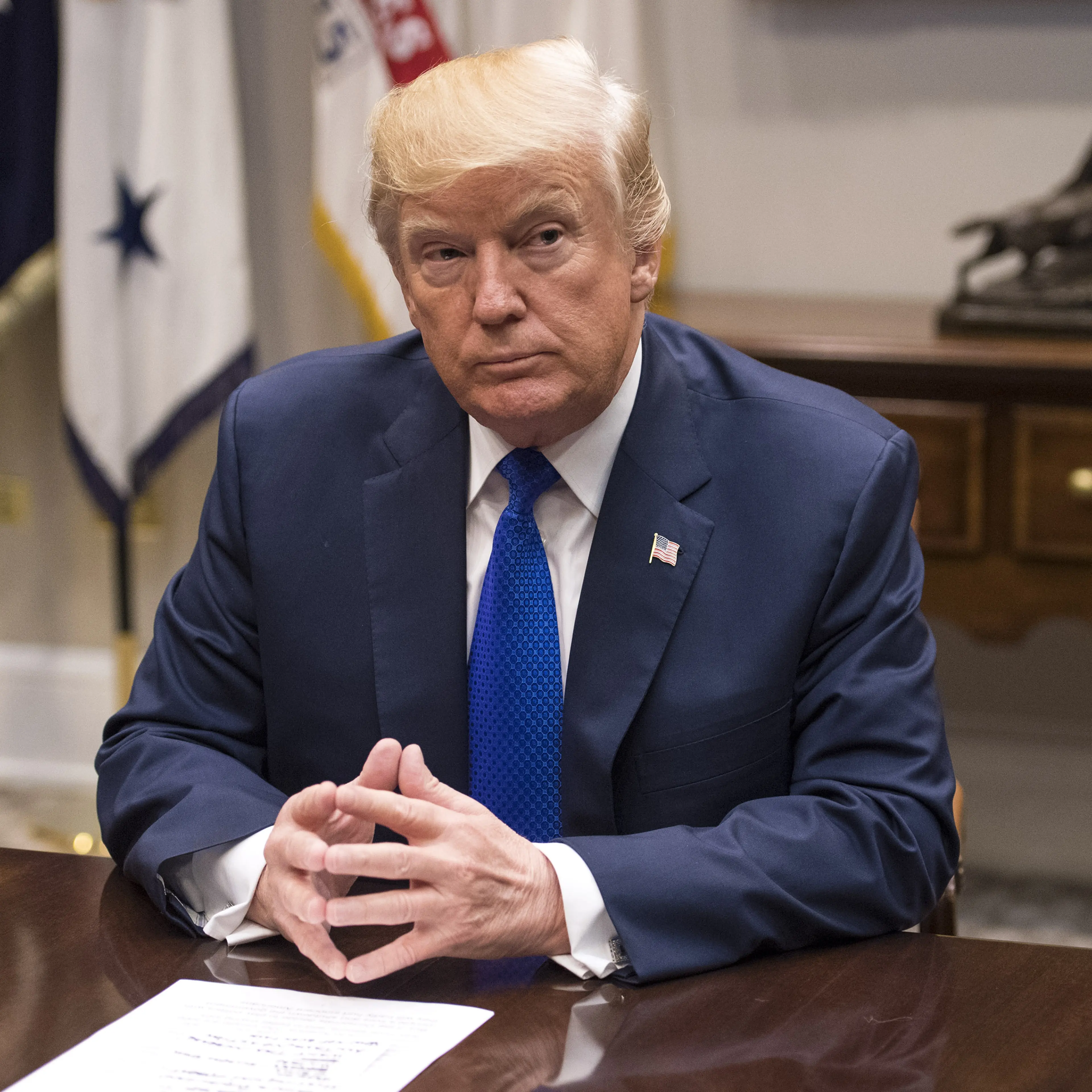 President Trump Meets With Congressional Leadership At The White House