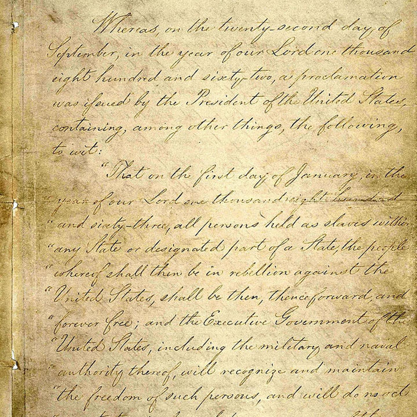 Emancipation proclamation