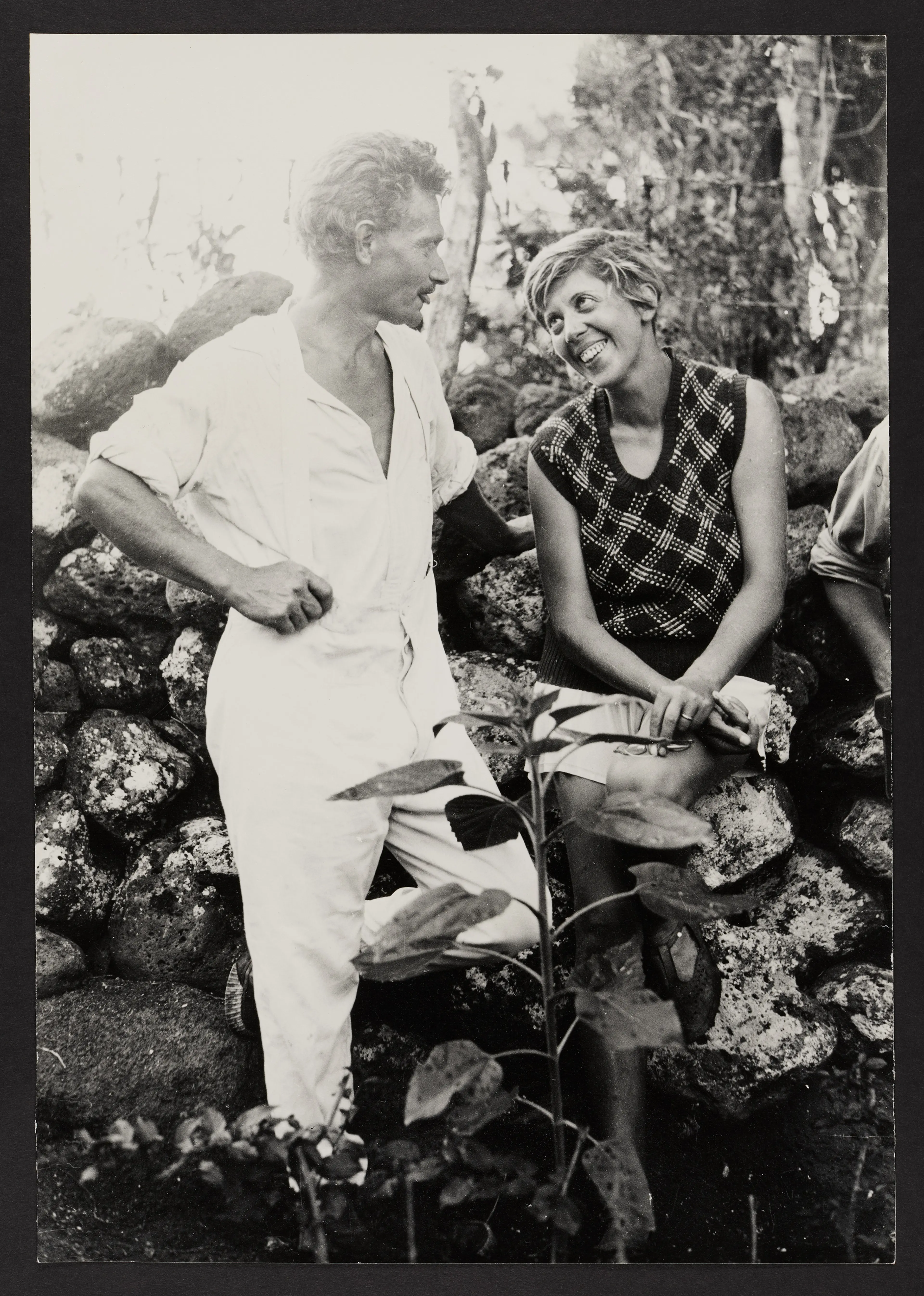 Friedrich Ritter and the Baroness on the Galapagos island of Floreana