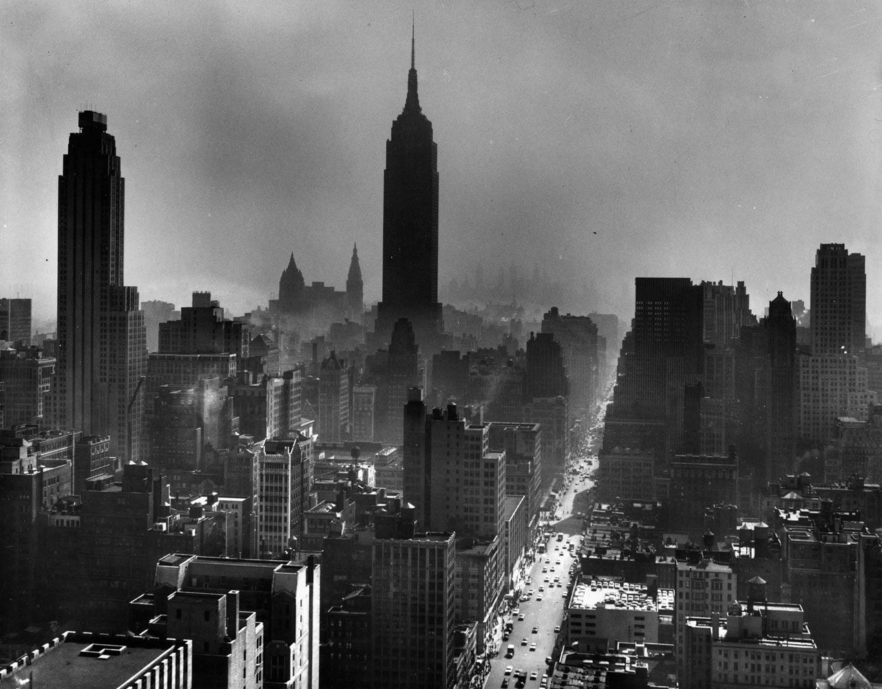 ... and the Empire State Building is to the south.