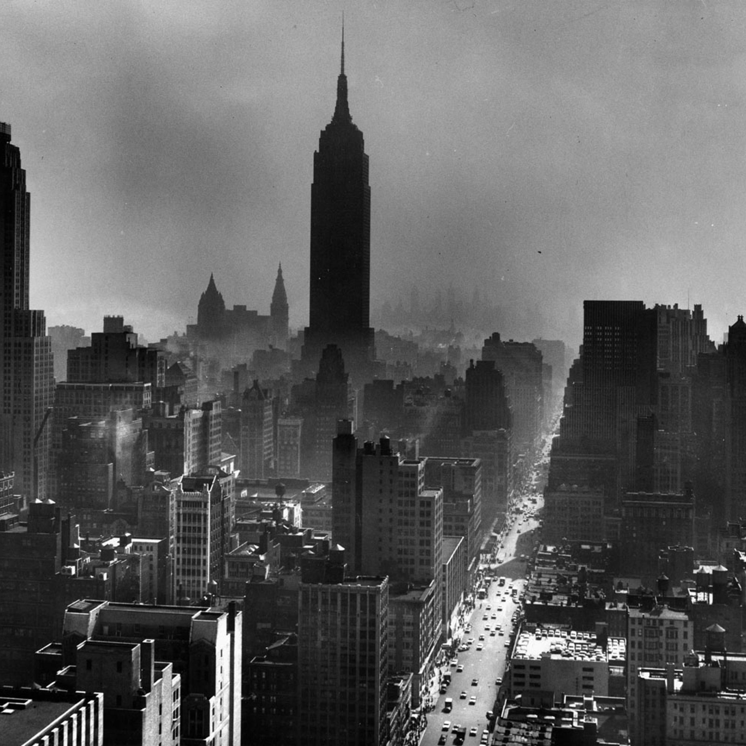 ... and the Empire State Building is to the south.