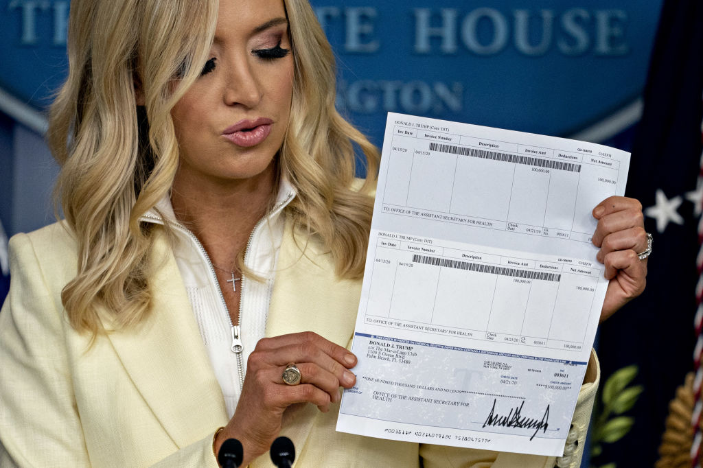 trump check