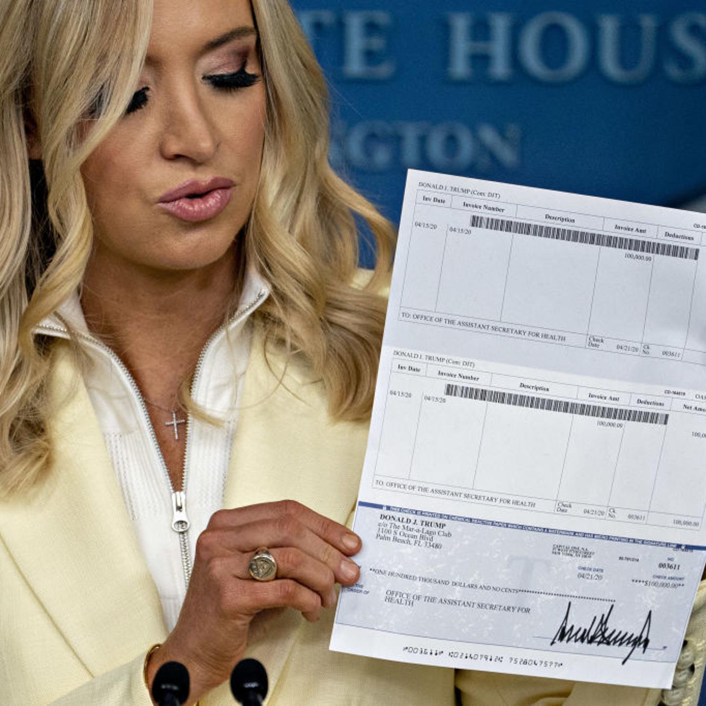 trump check
