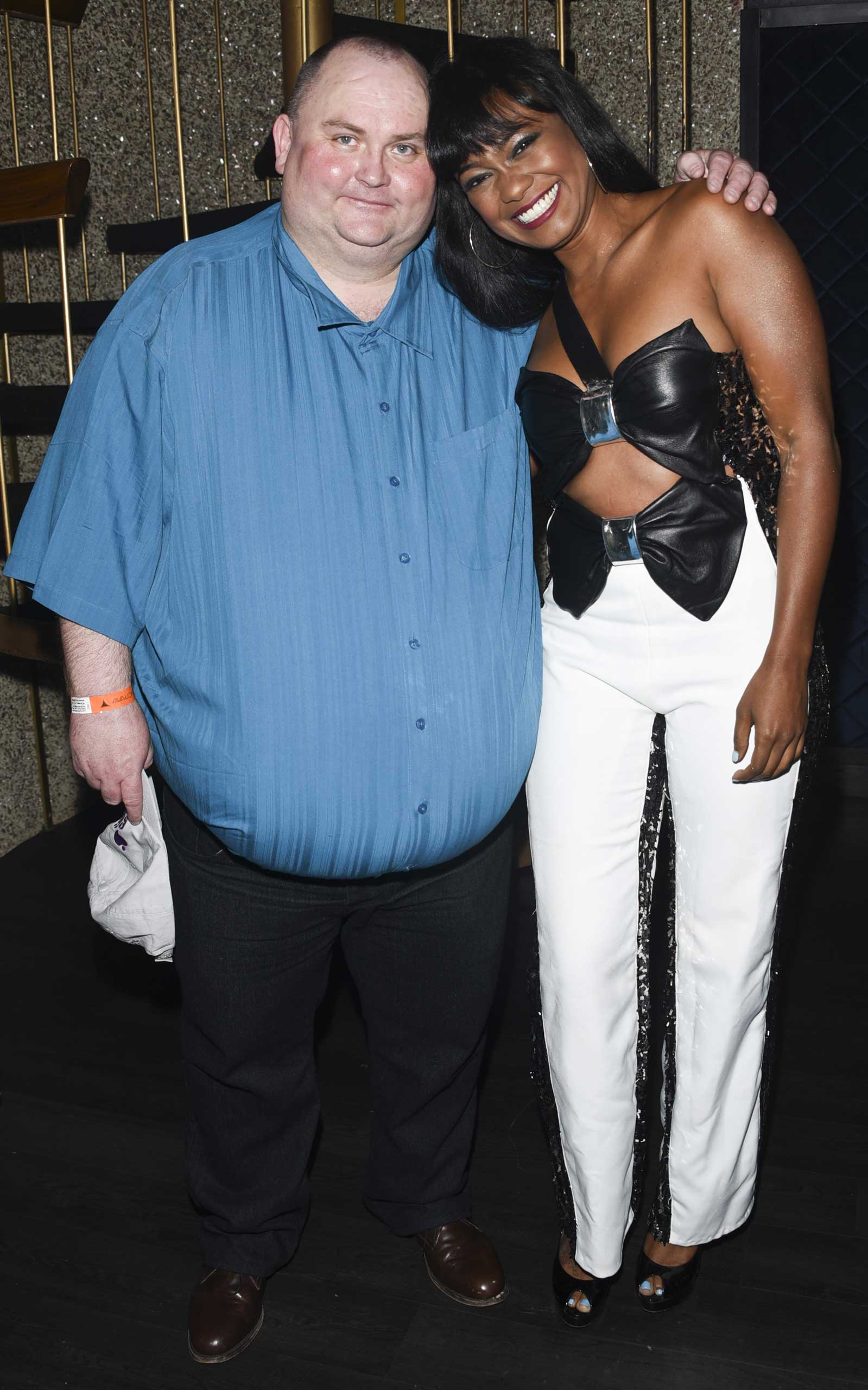 Dancing man Sean O'Brien and Actress Tatyana Ali attend Avalon Hollywood on May 23, 2015 in Los Angeles.
