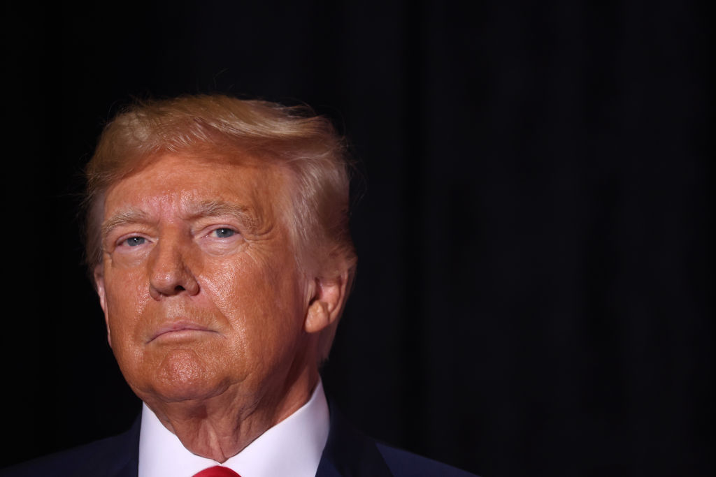 President Trump Speaks In Council Bluffs, Iowa