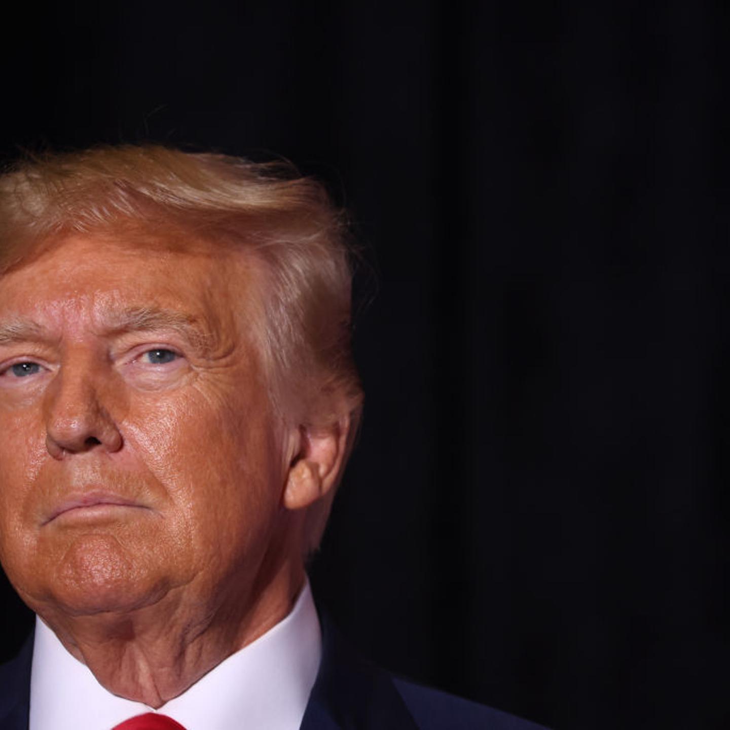 President Trump Speaks In Council Bluffs, Iowa