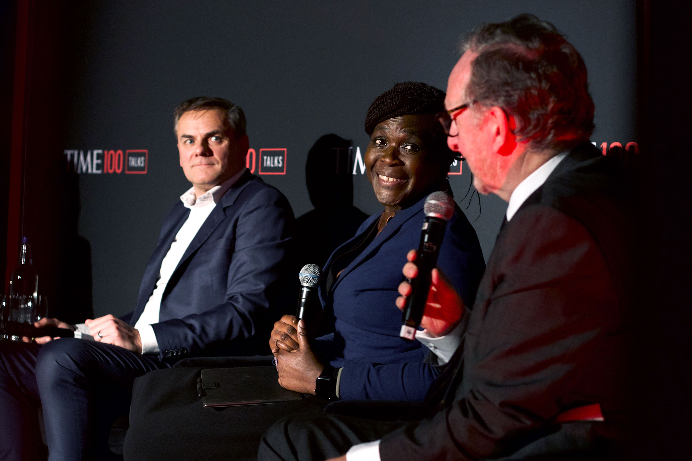 Phil Caldwell, Margaret Aderin-Pocock, and Mike Short discuss how innovation in science can drive global solutions.