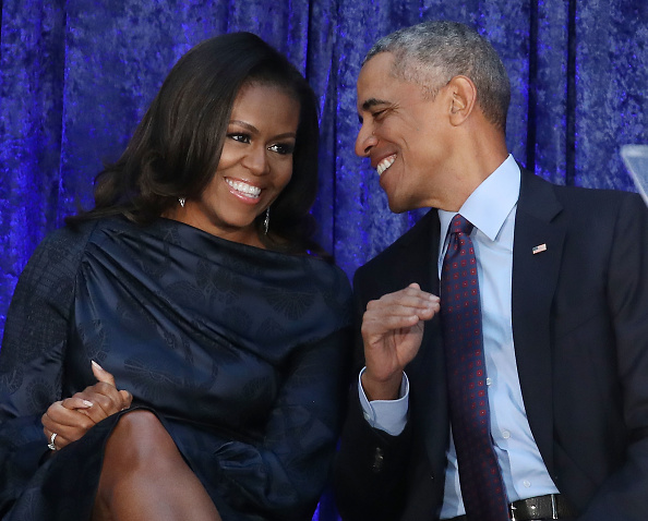 Barack and Michelle Obama attend portrait unveiling at National Portrait Gallery