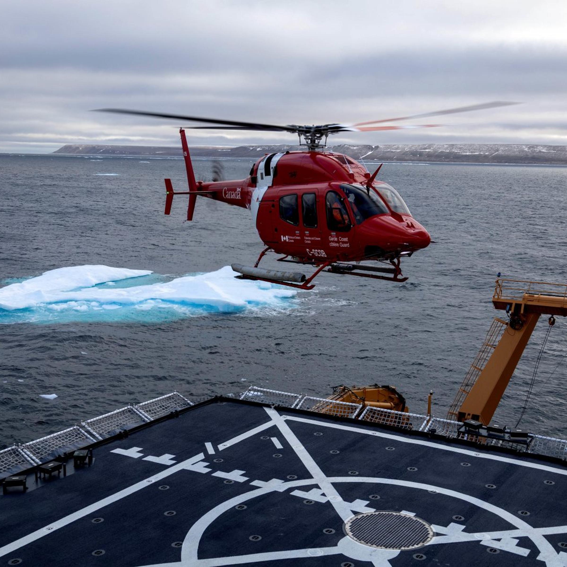 Canadian, U.S. Coast Guard conduct Arctic search and rescue exercise