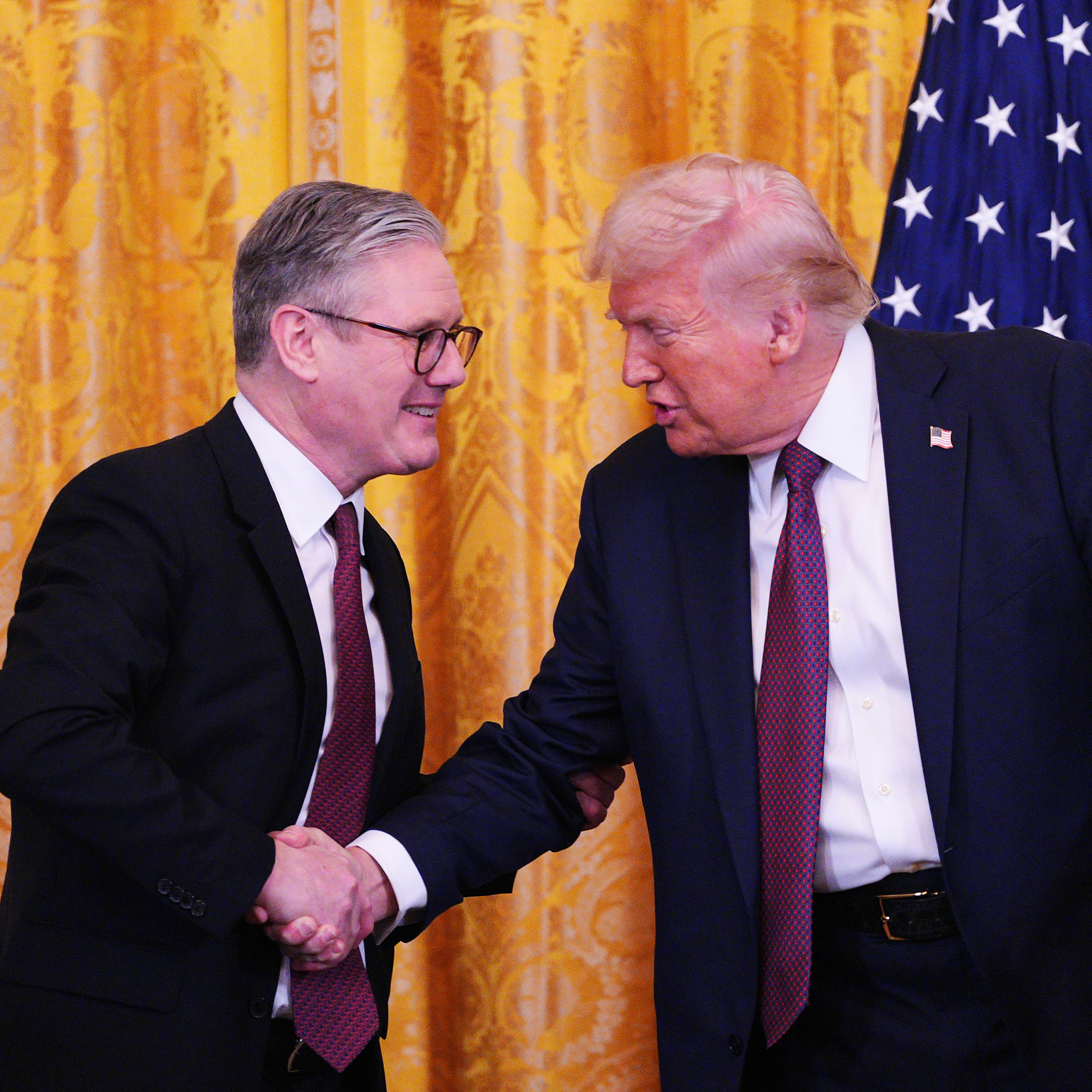 UK Prime Minister Meets With President Trump In Washington