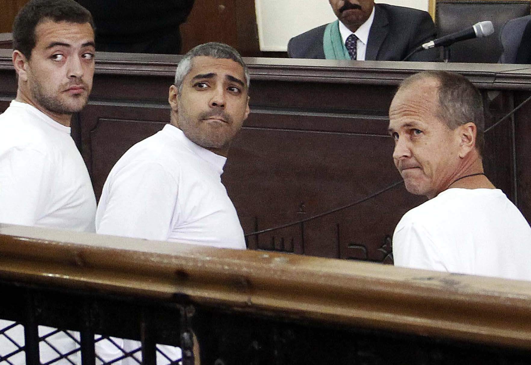 Mohamed Fahmy, Baher Mohamed, Peter Greste