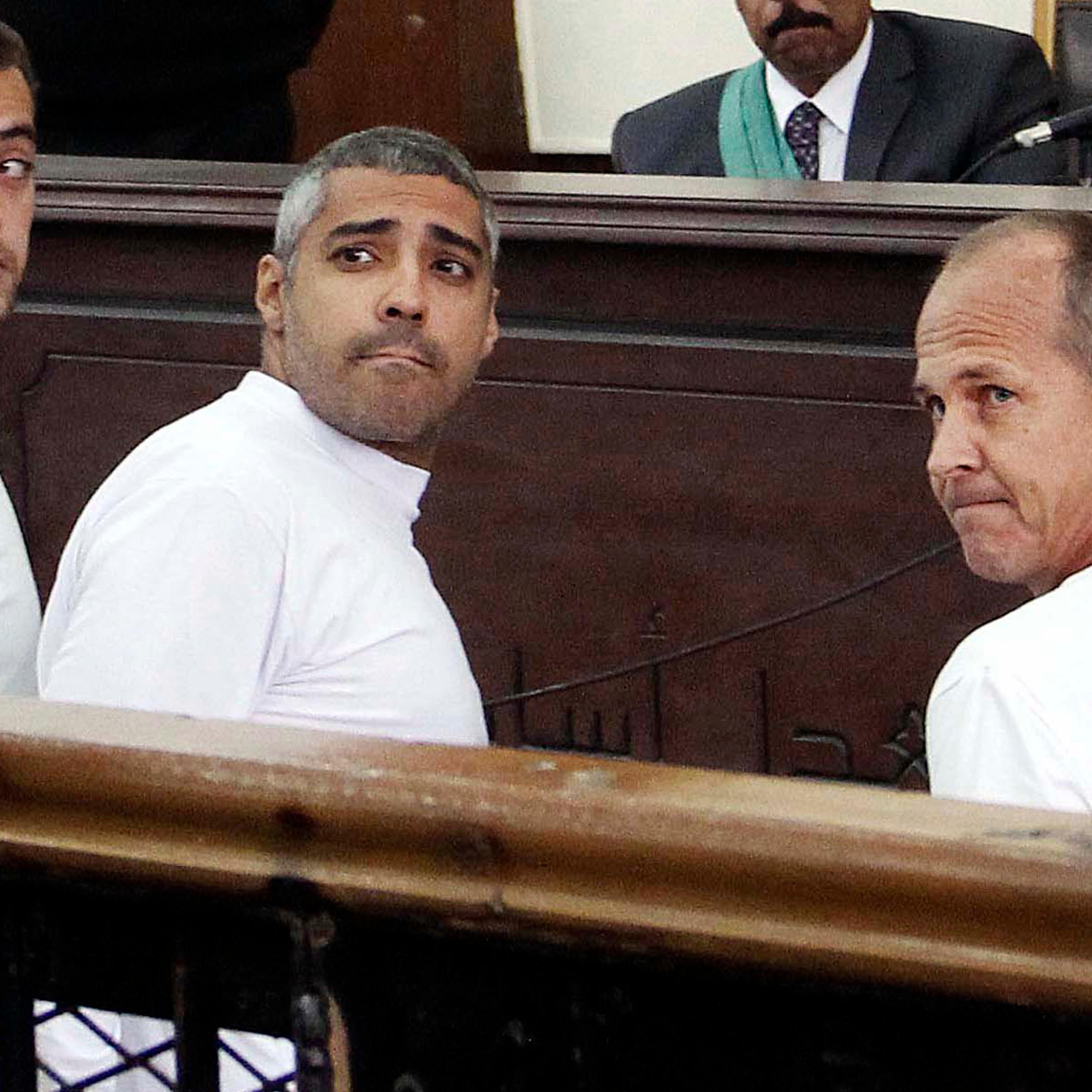 Mohamed Fahmy, Baher Mohamed, Peter Greste