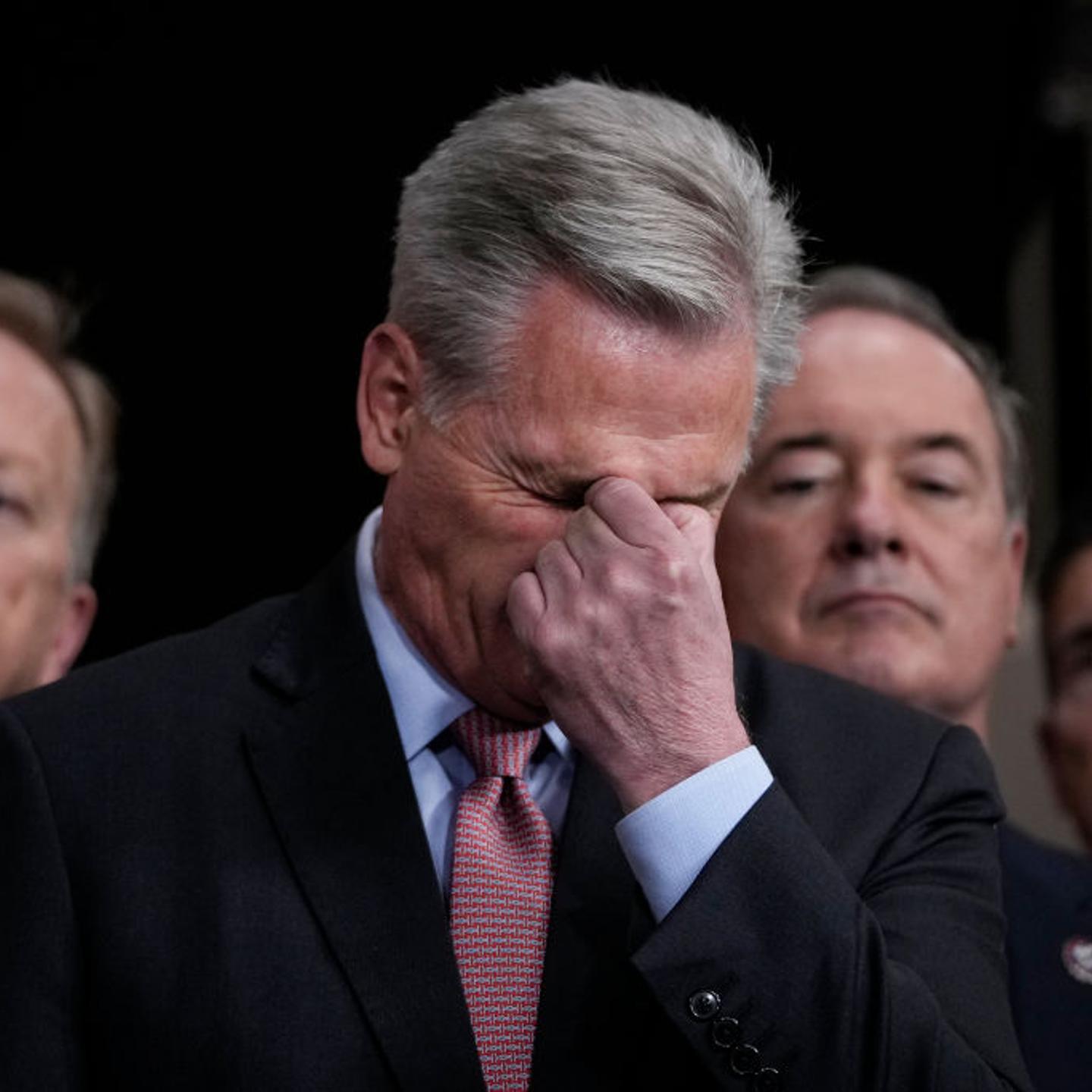 GOP Leadership Hold Press Conference On Biden's First Year