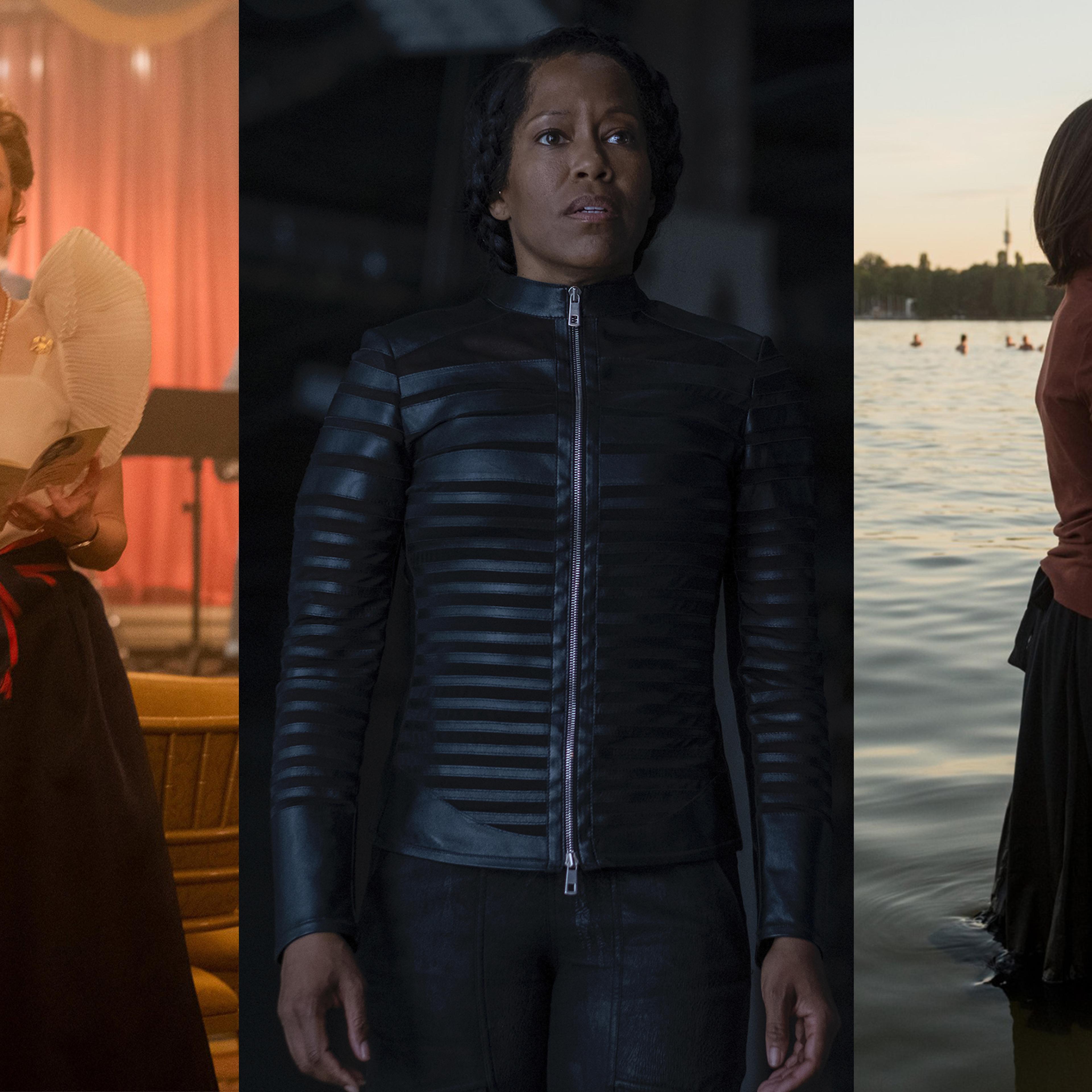 Cate Blanchett in Mrs. America, Regina King in Watchmen, and Shira Haas in Unorthodox