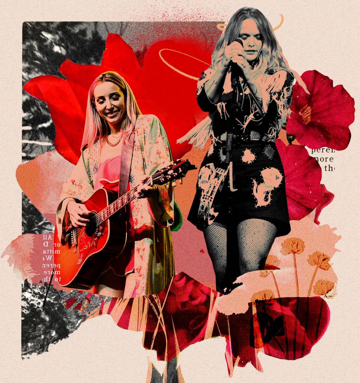 Ashley Monroe, left, and Miranda Lambert have released new albums