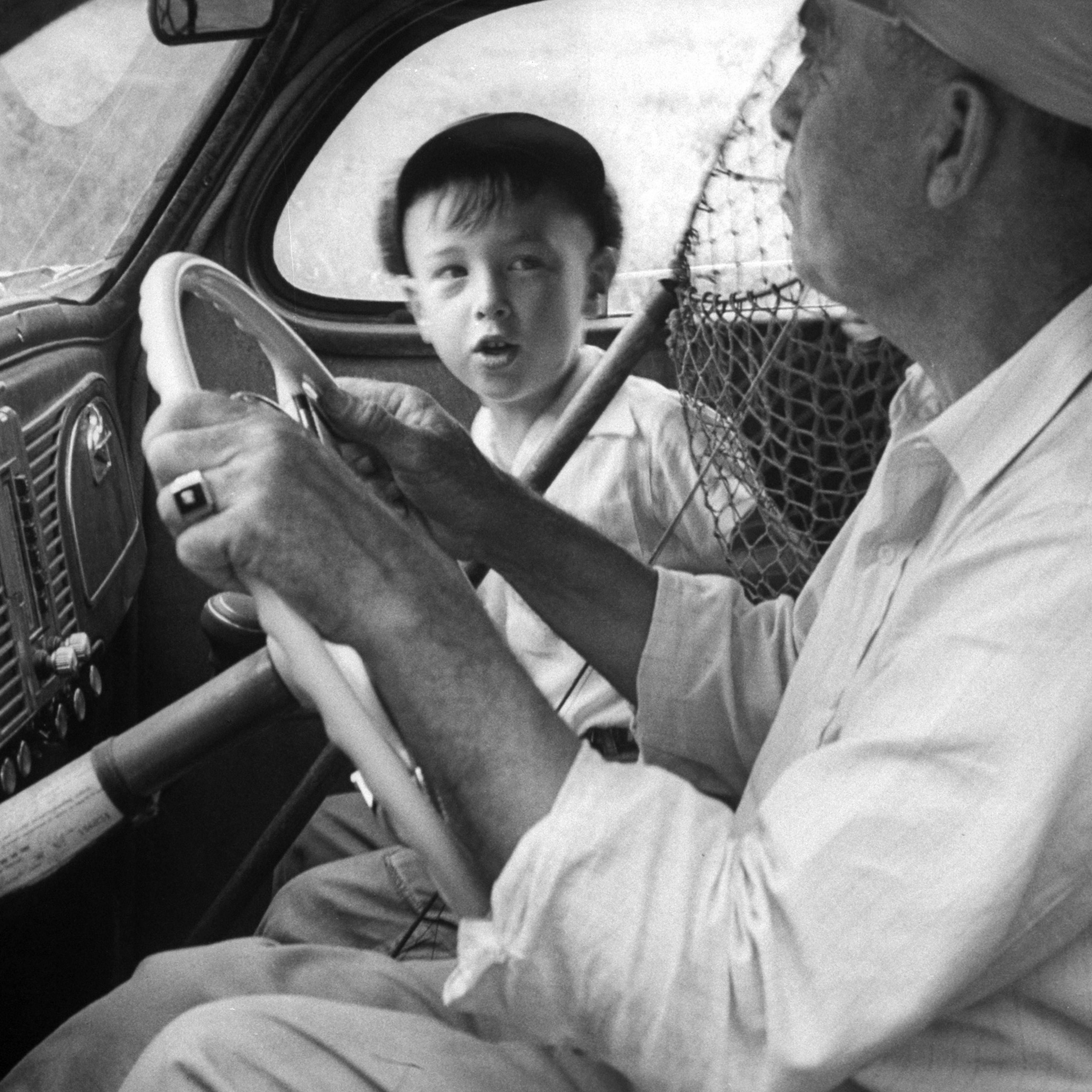 An early-morning start on a catfish expedition in a car named Old Dilsie.