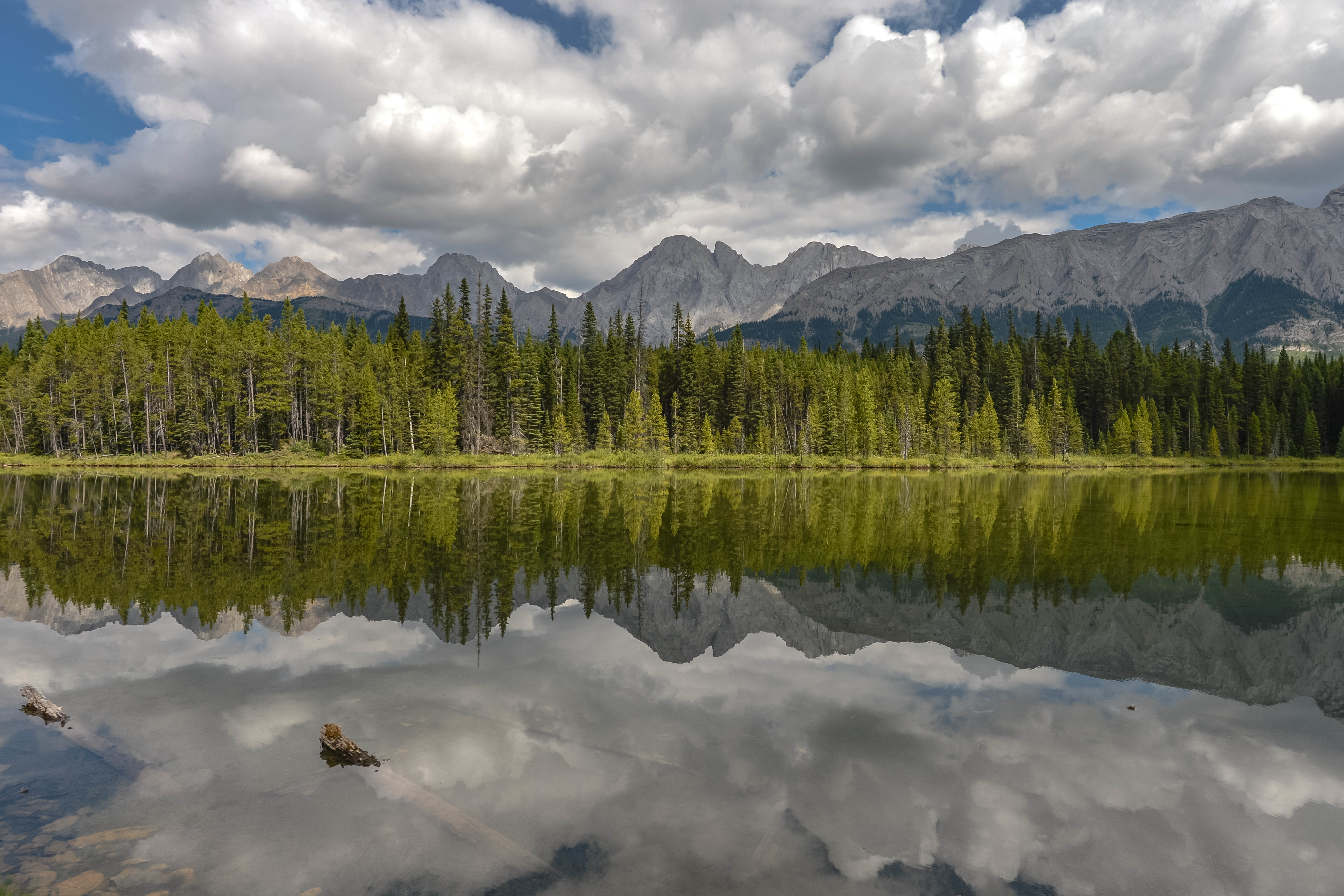 The Canadian Rockies West of the Calgary Area