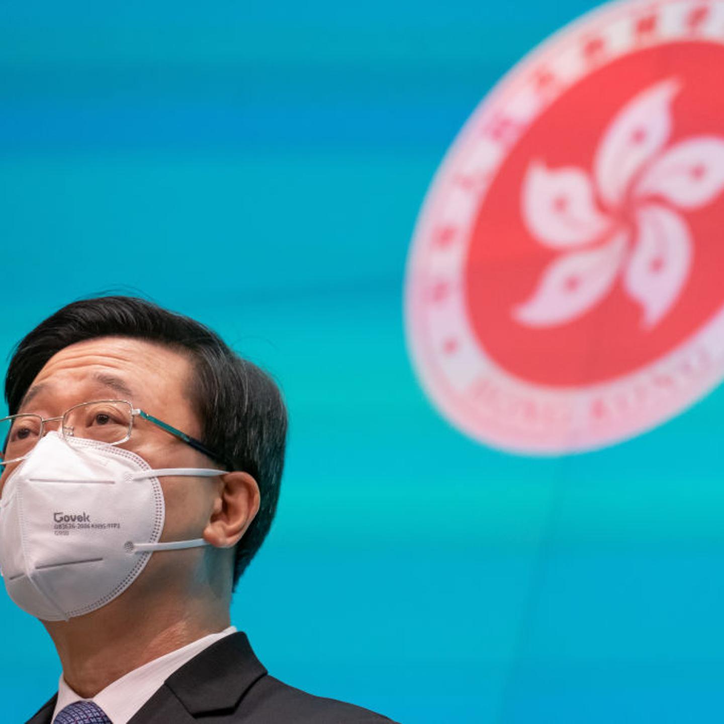Chief Executive-elect John Lee and Outgoing CE Carrie Lam Speak