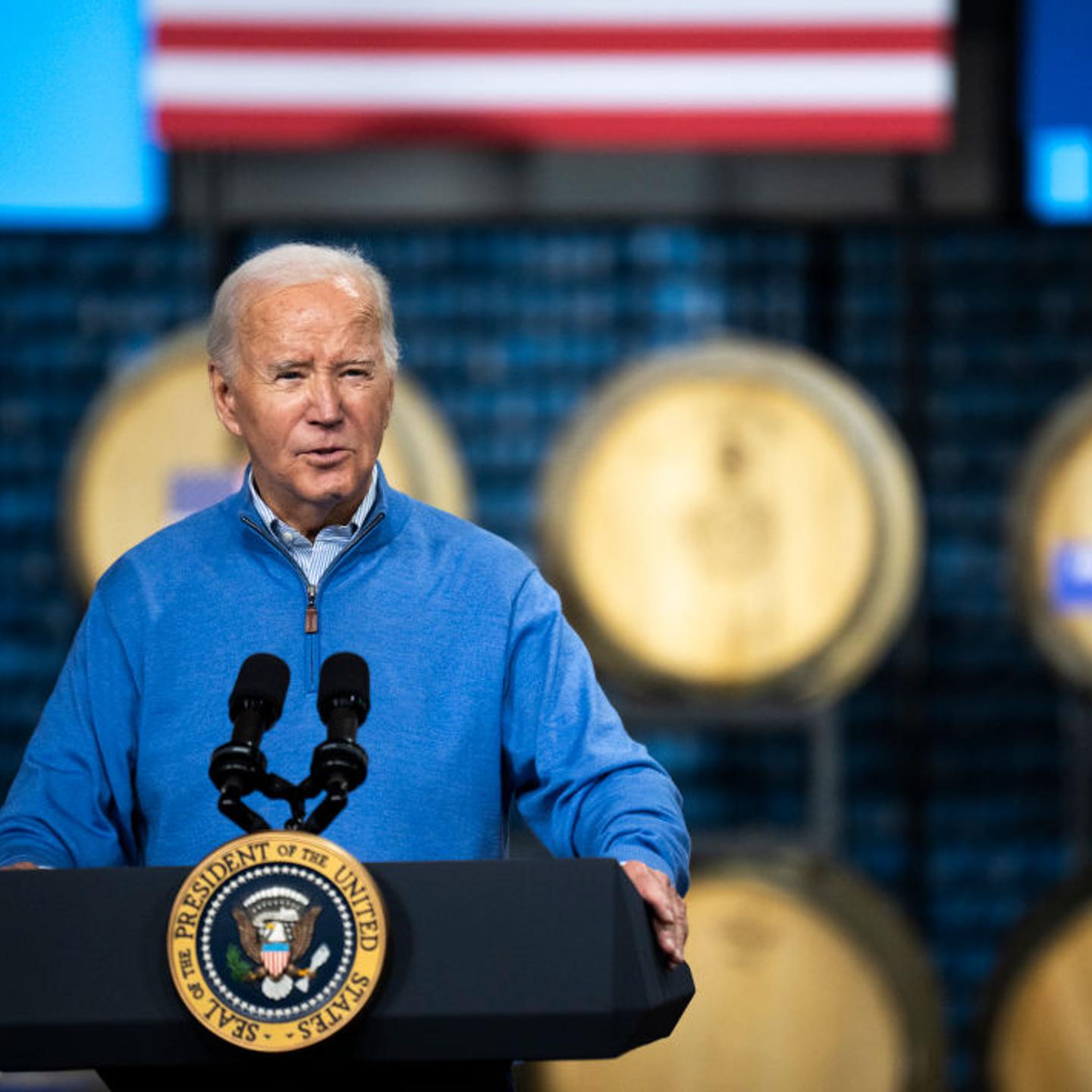 President Biden Speaks On His Bidenomics Economic Plan In Superior, Wisconsin