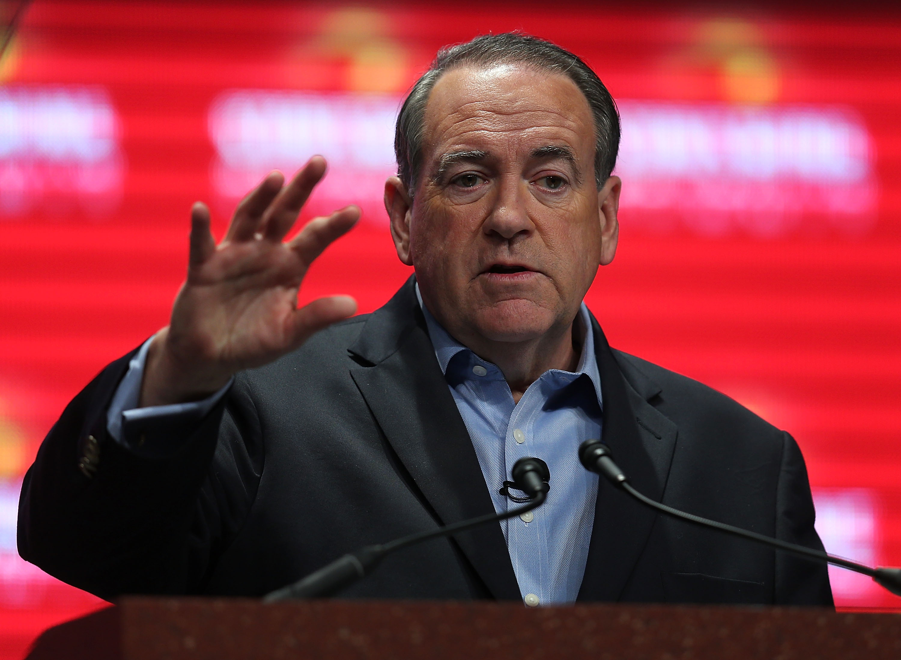 Mike Huckabee in Orlando, Florida, on Nov. 13, 2015